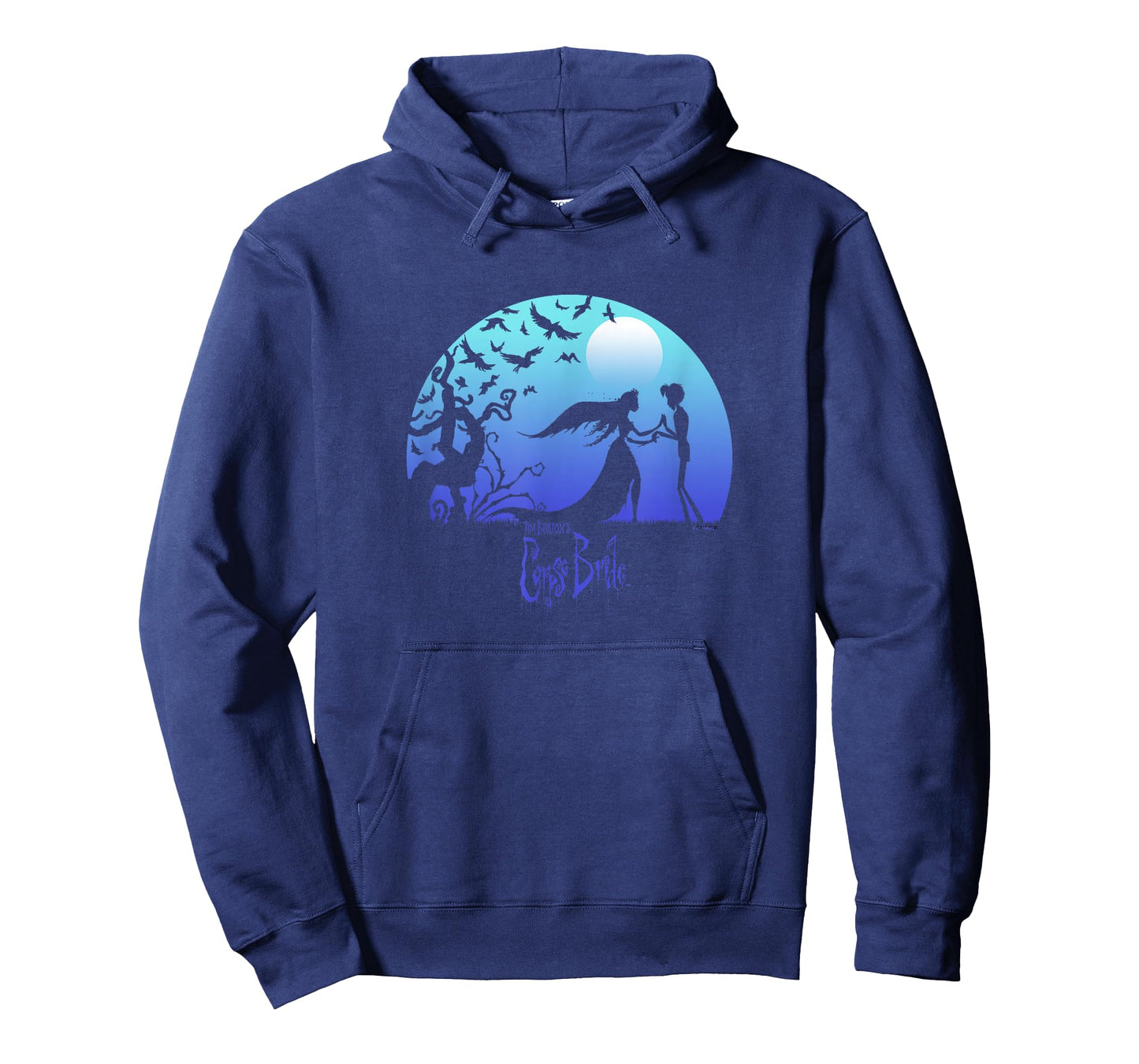 Corpse Bride Victor And Emily By The Moon Silhouettes T-Shirt