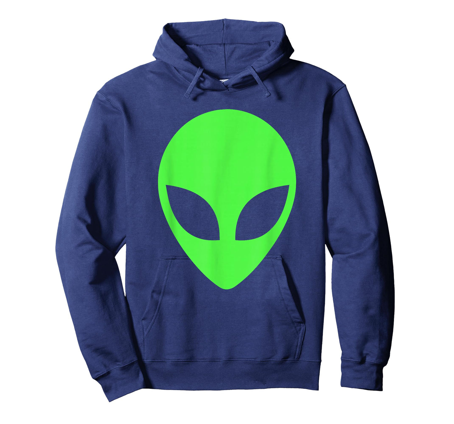 Green Alien Head Apparel 90's Style Clothing Funny Alien T-Shirt