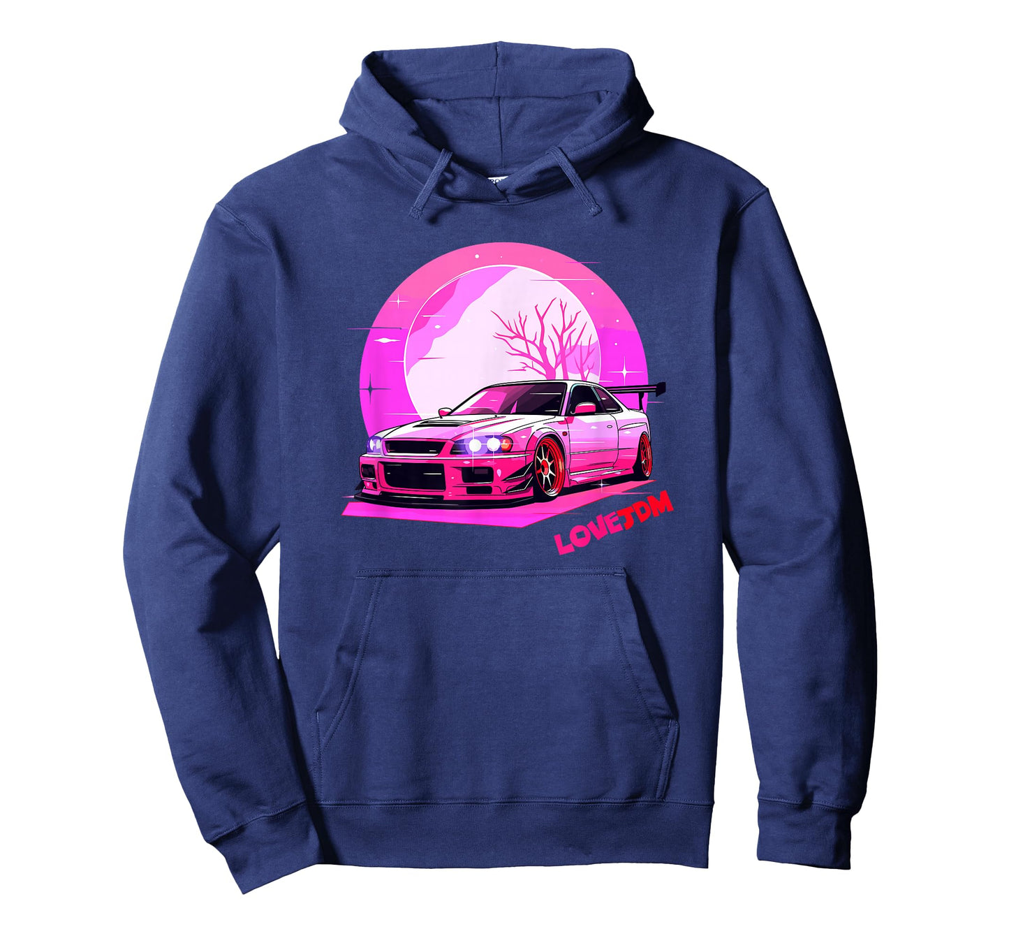 Love JDM Girl Racer Pink Japanese Modified Race Car T-Shirt