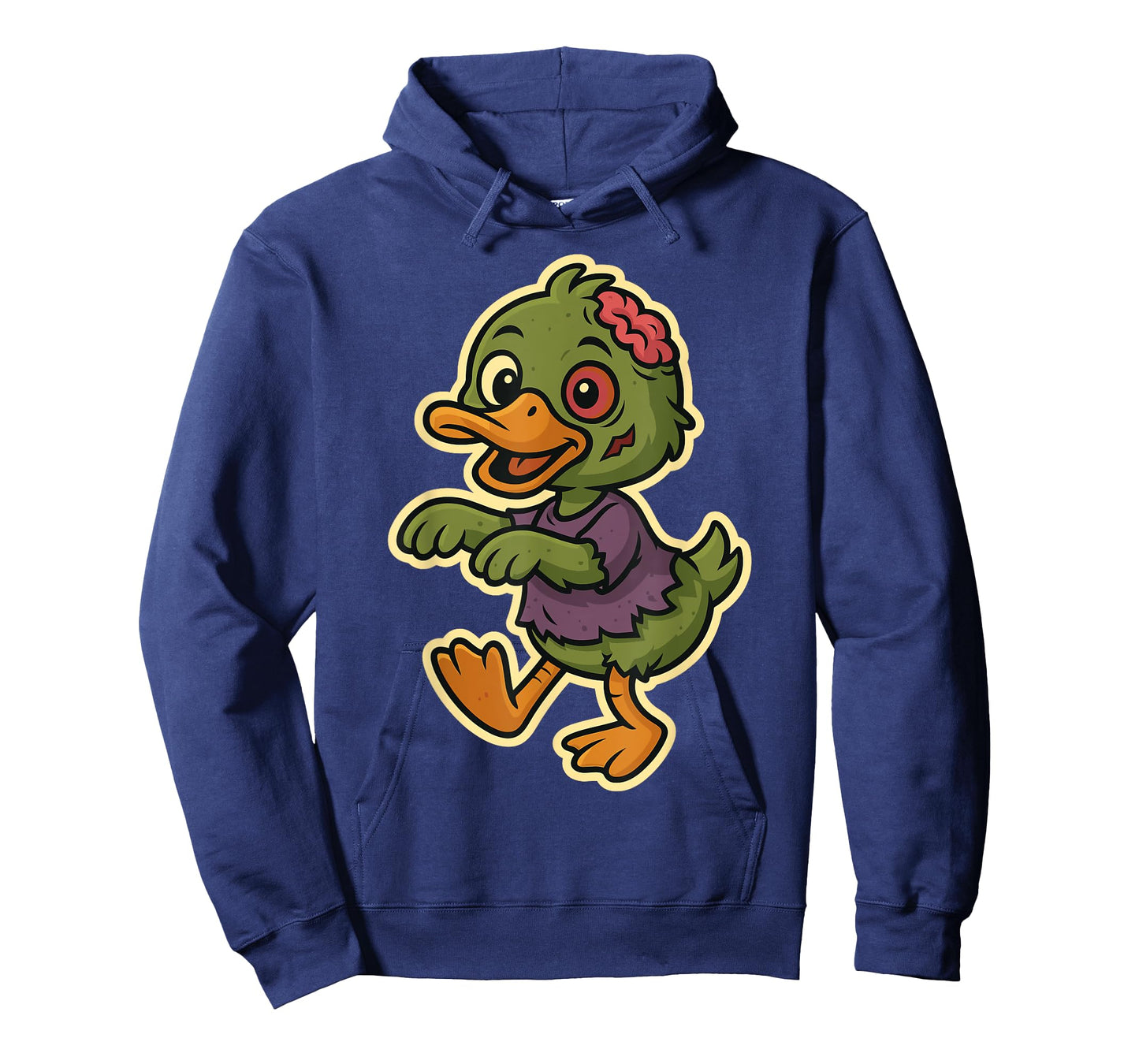 Funny Duck in Zombie Costume for Kids Boys Girls Halloween T-Shirt