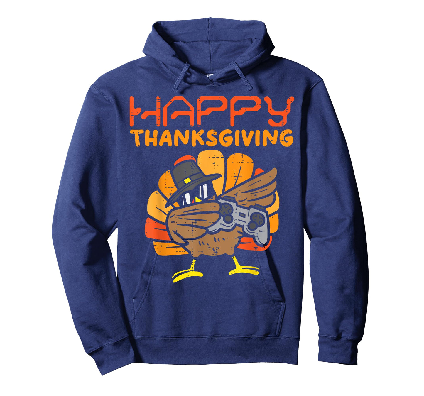 Happy Thanksgiving Dabbing Gamer Turkey Kids Boys Girls Men T-Shirt