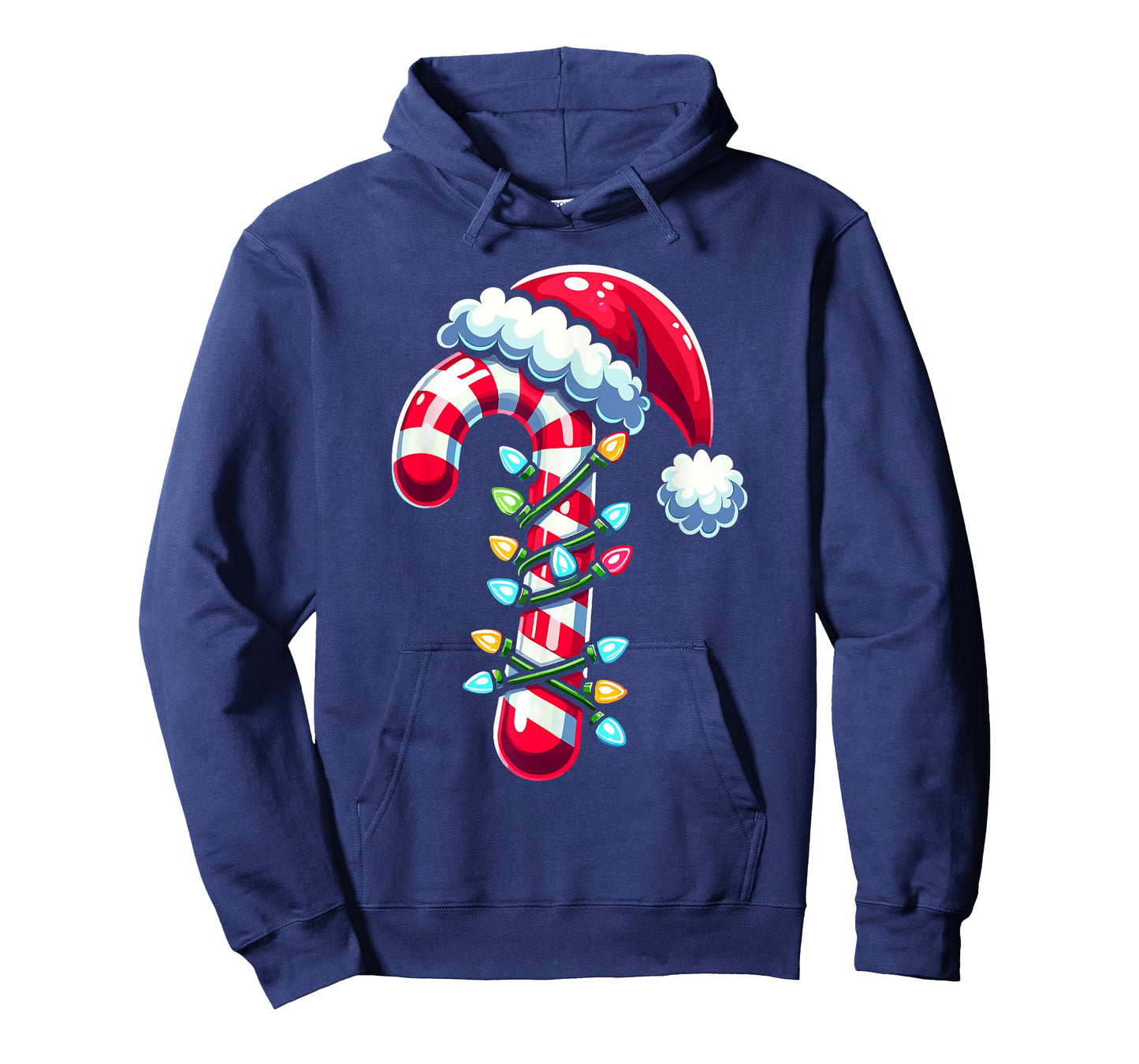 Candy Cane Boys Kids Christmas Santa Women Men T-Shirt
