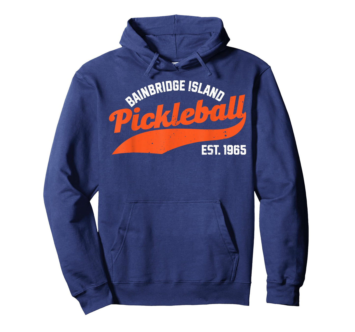 Pickleball Bainbridge Island Established 1965 Retro Novelty T-Shirt