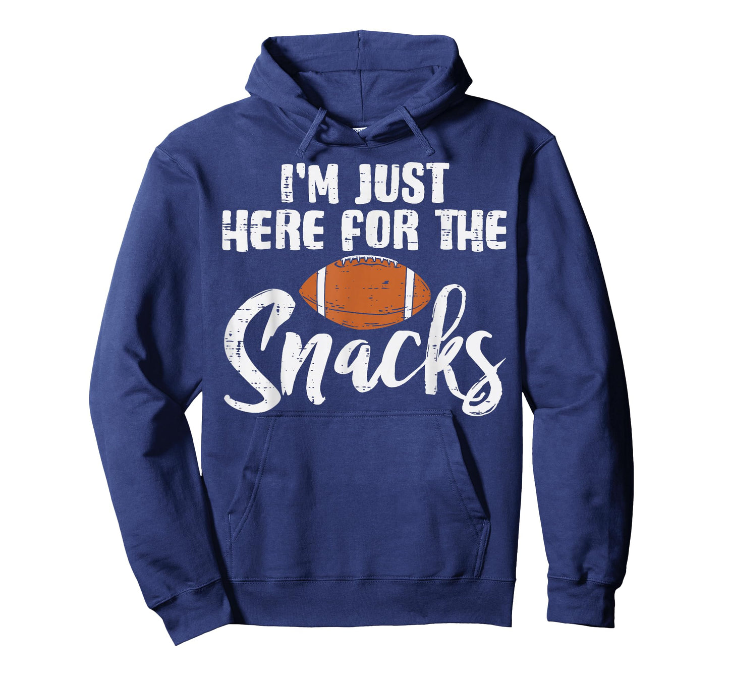 Just Here For The Snacks American Football Funny Women Kids T-Shirt