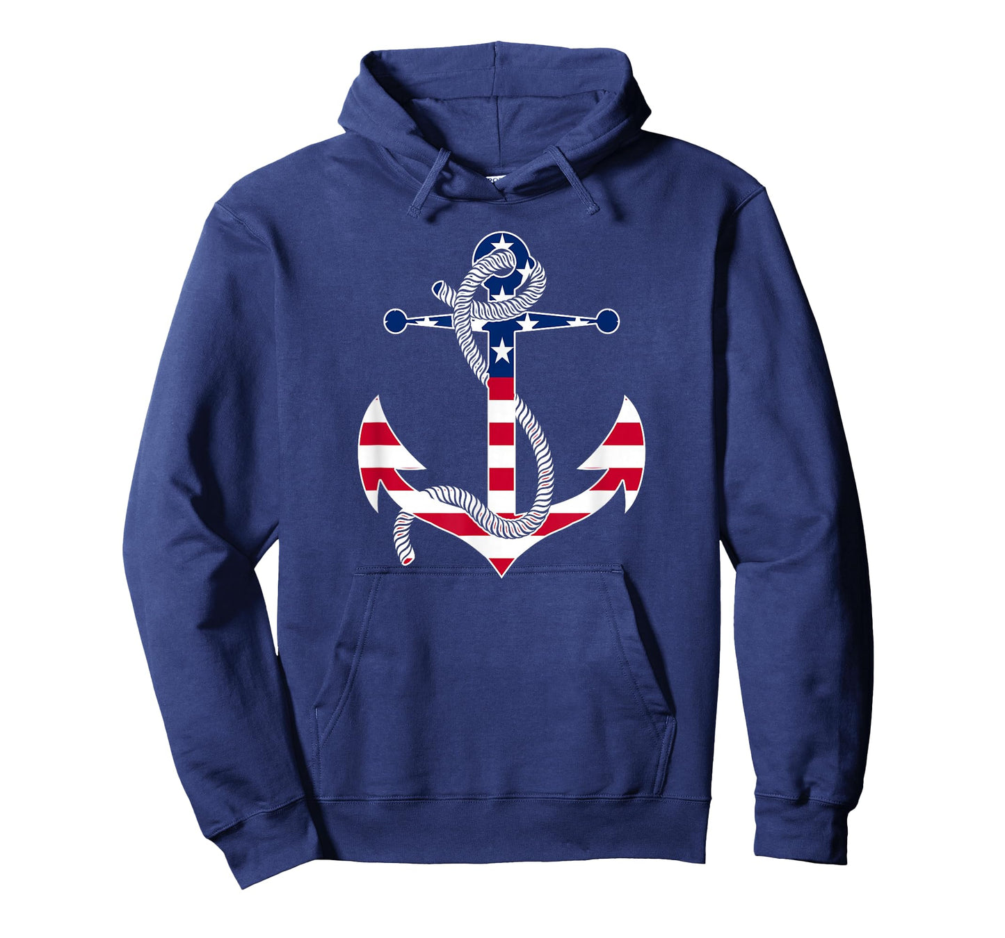 American Flag Patriotic Anchor - Memorial Day 4th of July T-Shirt