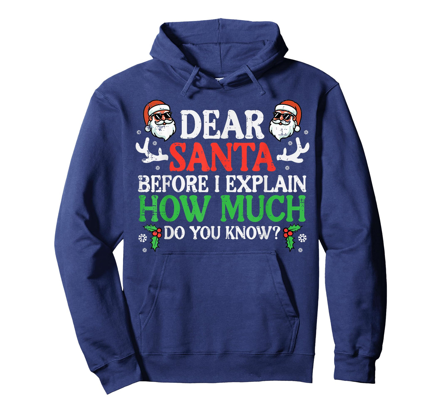 Christmas Dear Santa How Much Do You Know Xmas Women Men Kid T-Shirt