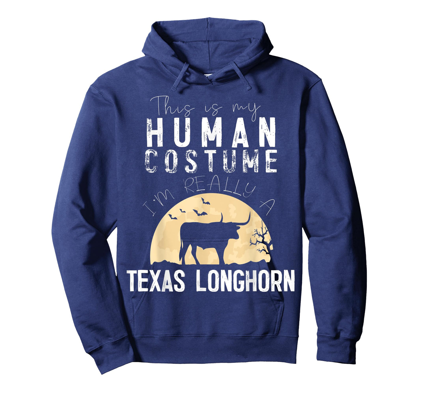 Halloween Human Costume Texas Longhorn Creepy Horror T-Shirt