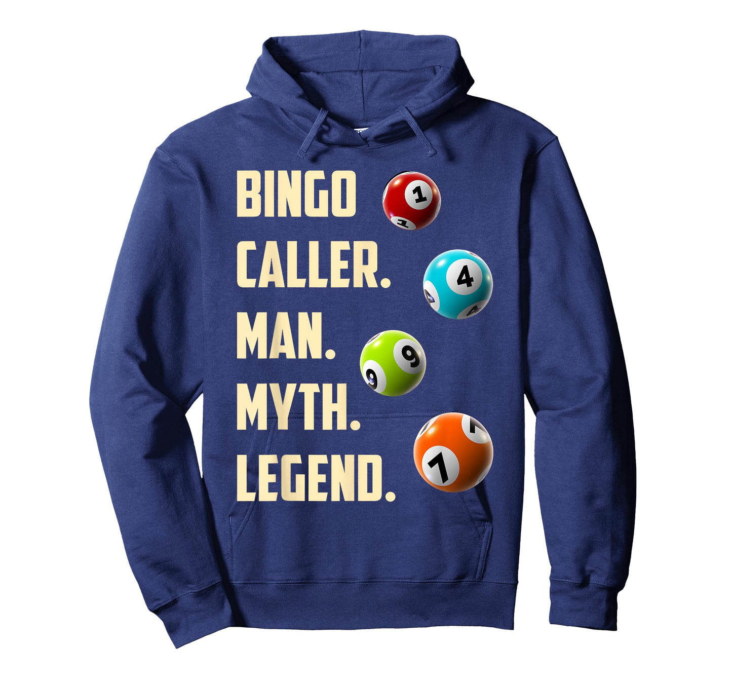 BINGO CALLER MAN MYTH LEGEND Funny Bingo Player T-Shirt