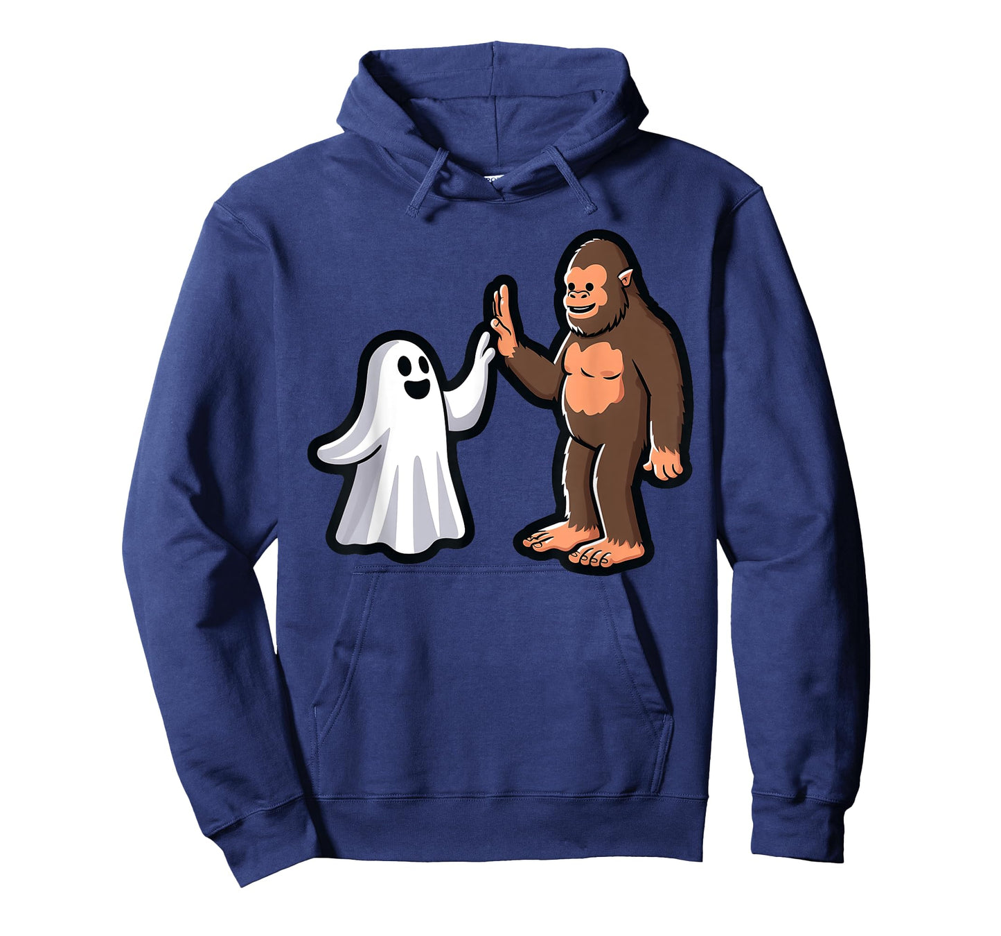 Bigfoot and Ghost High-Five Halloween Toddler Boys Costume T-Shirt