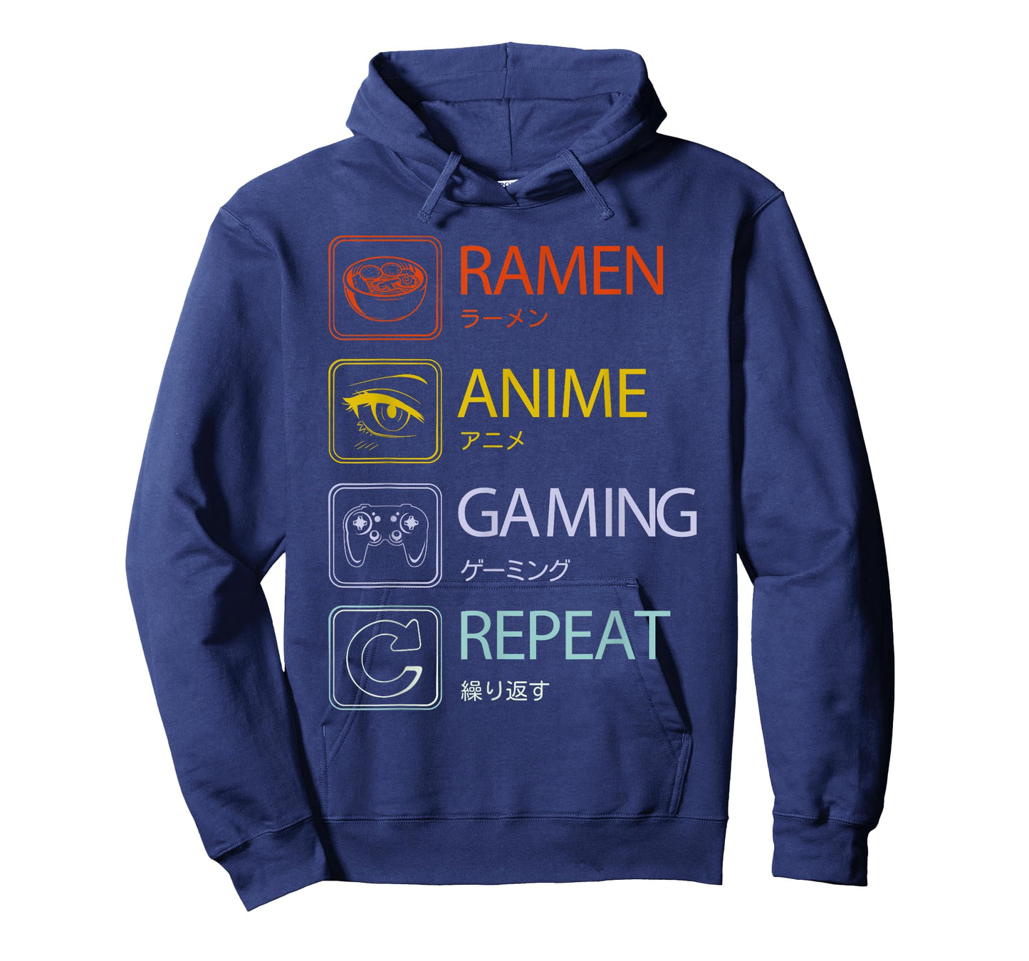 Ramen Anime Gaming Repeat Anime and gaming routine T-Shirt