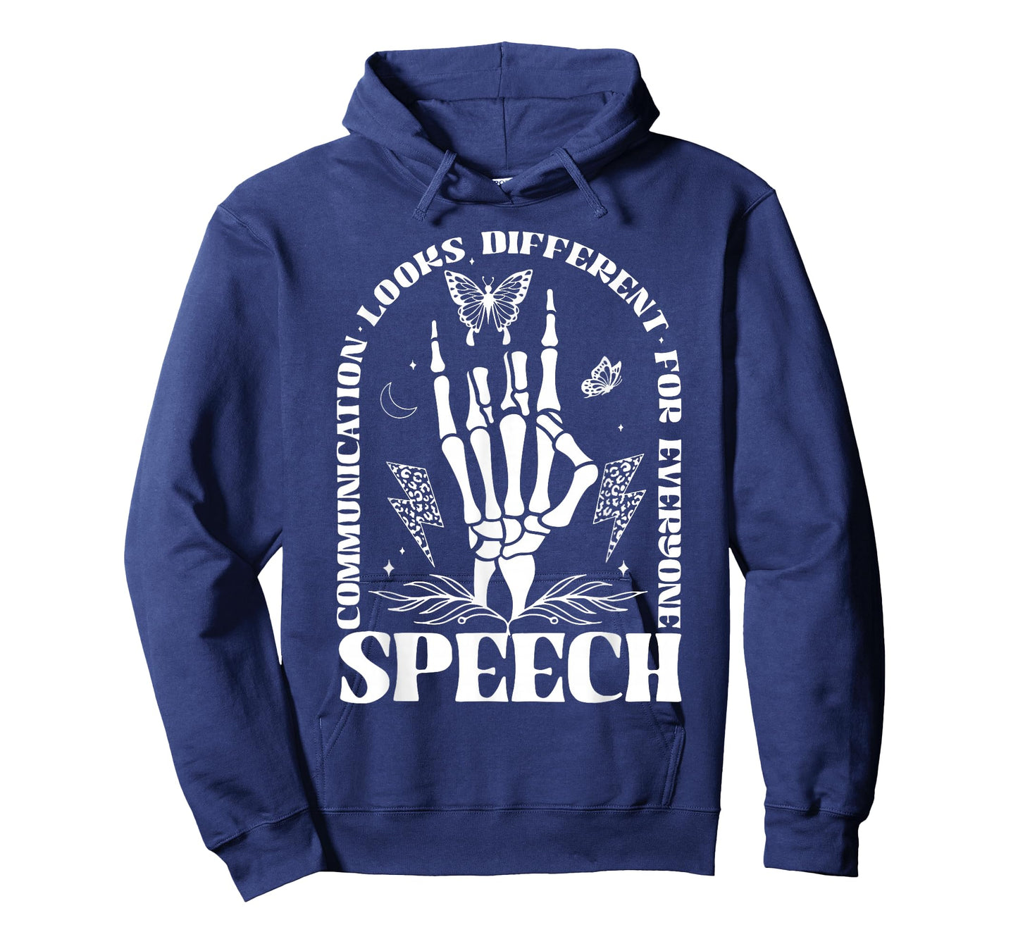 Speech Language Pathologist Skeleton Hand SLP Speech Therapy T-Shirt