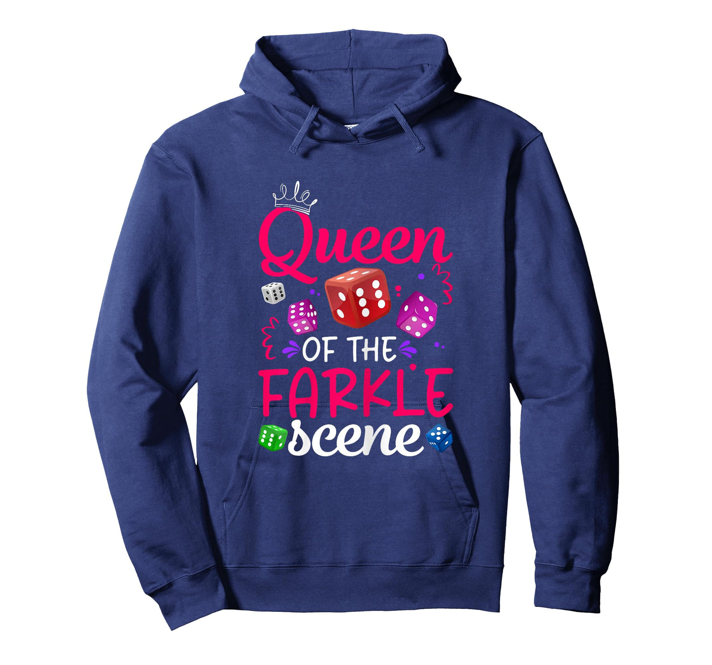 Queen Of The Farkle Scene Funny Farkle player Women T-Shirt