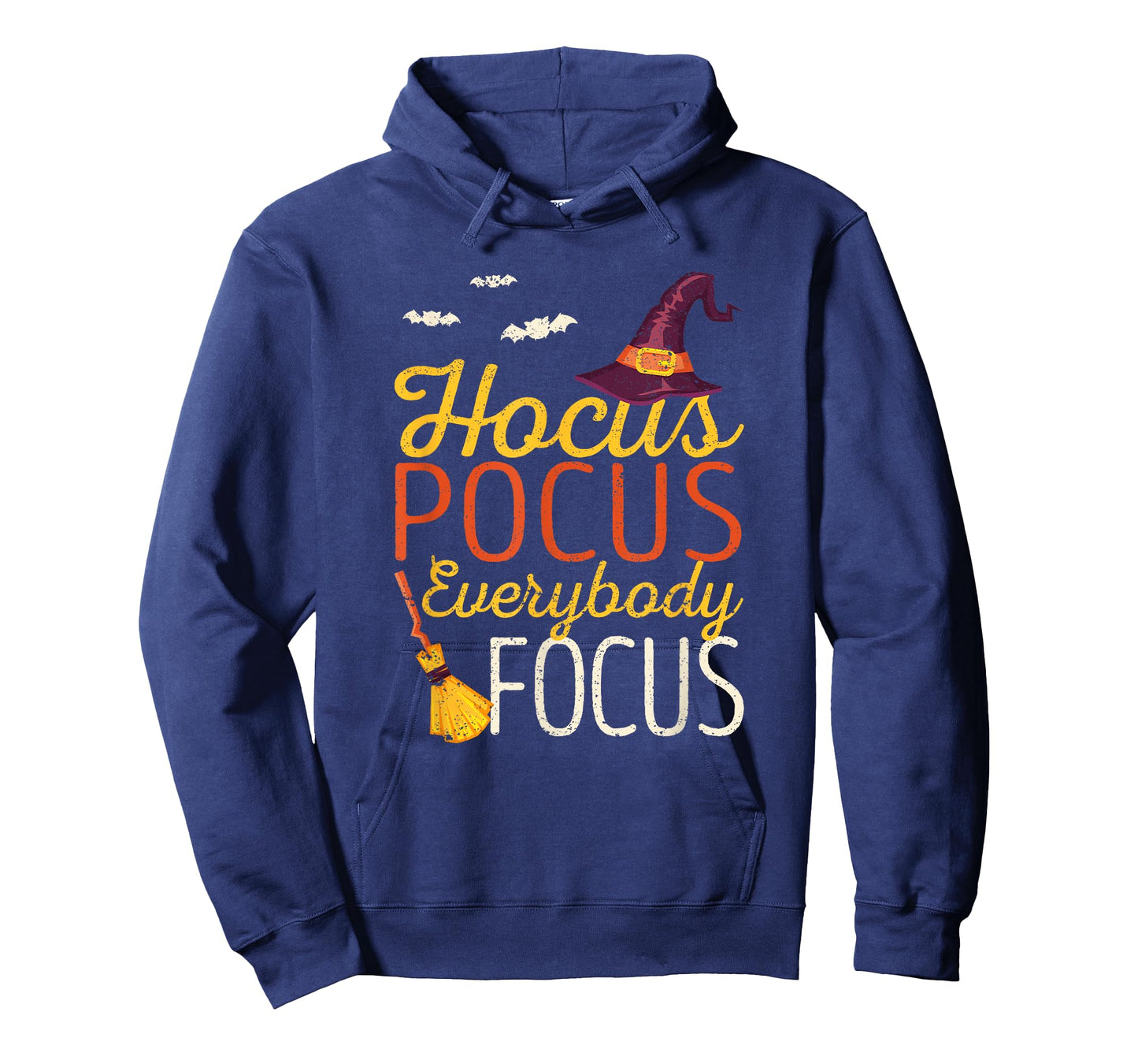 Hocus Pocus Everybody Focus Funny Halloween Teacher Witch T-Shirt for Men Women Kids