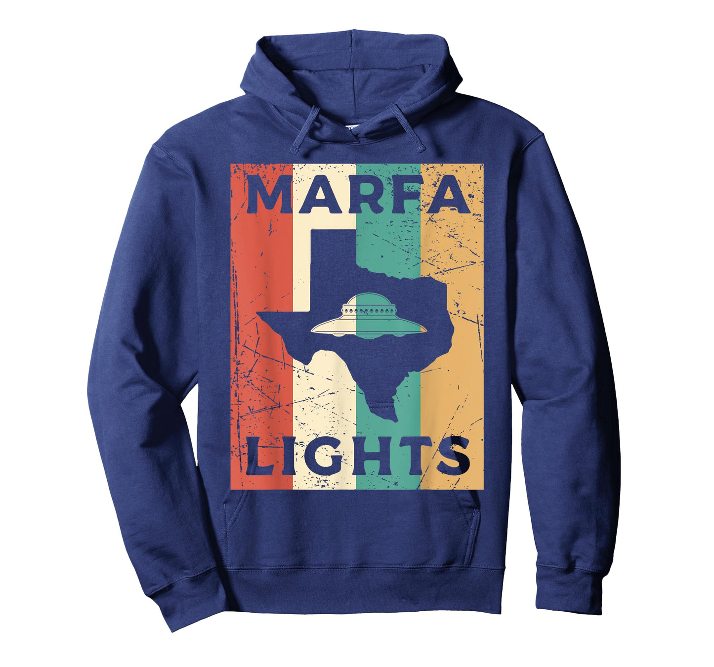 Marfa Lights UFO Eighties Texas UFO T-Shirt