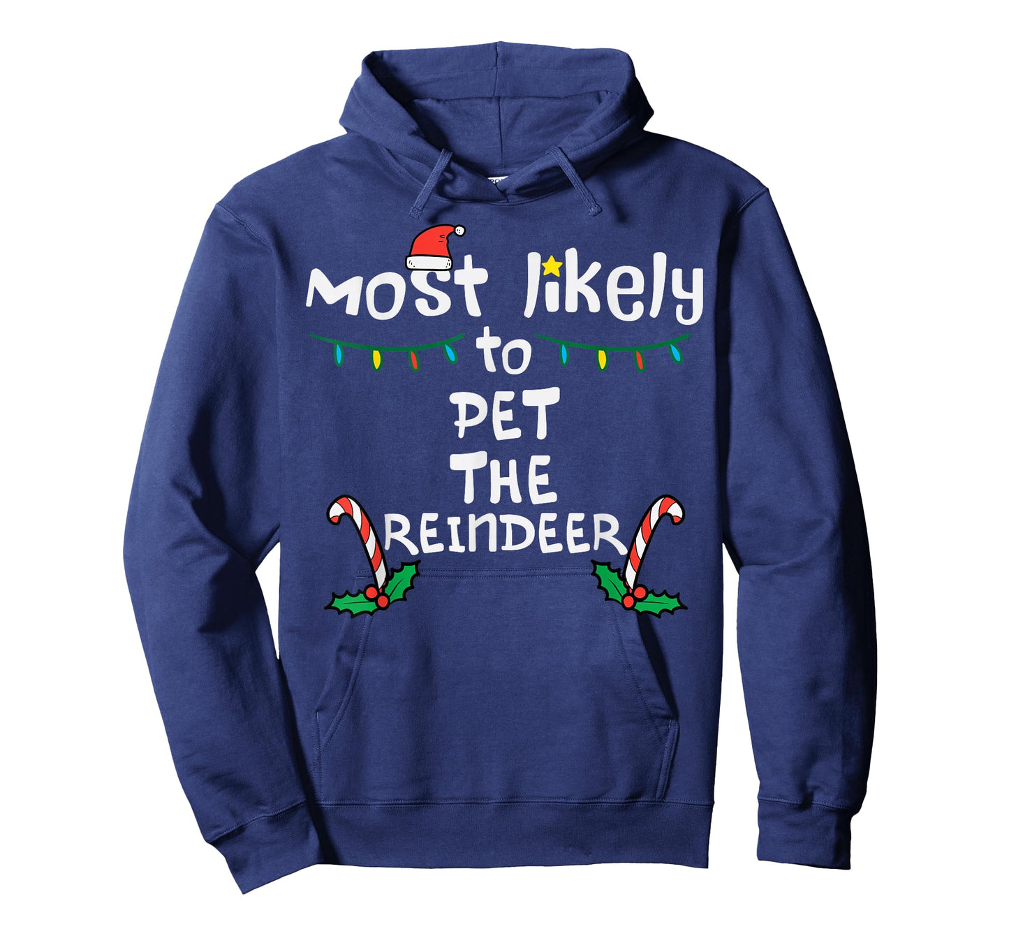Most Likely Pet Reindeer Christmas Xmas Family Matching Kids T-Shirt