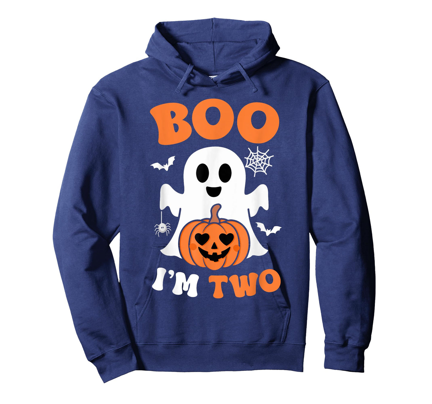 Ghost Boo I'm Two Year 2nd Birthday Boys Halloween Groovy T-Shirt