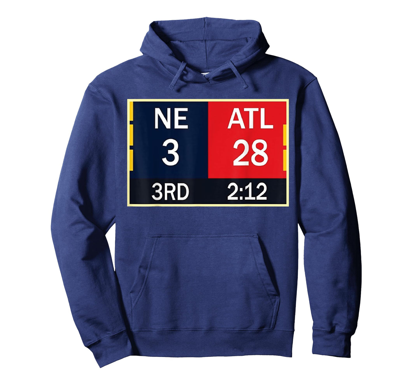 NE 3 ATL 28 Final T-shirt 2 Sides 1 Game T-Shirt