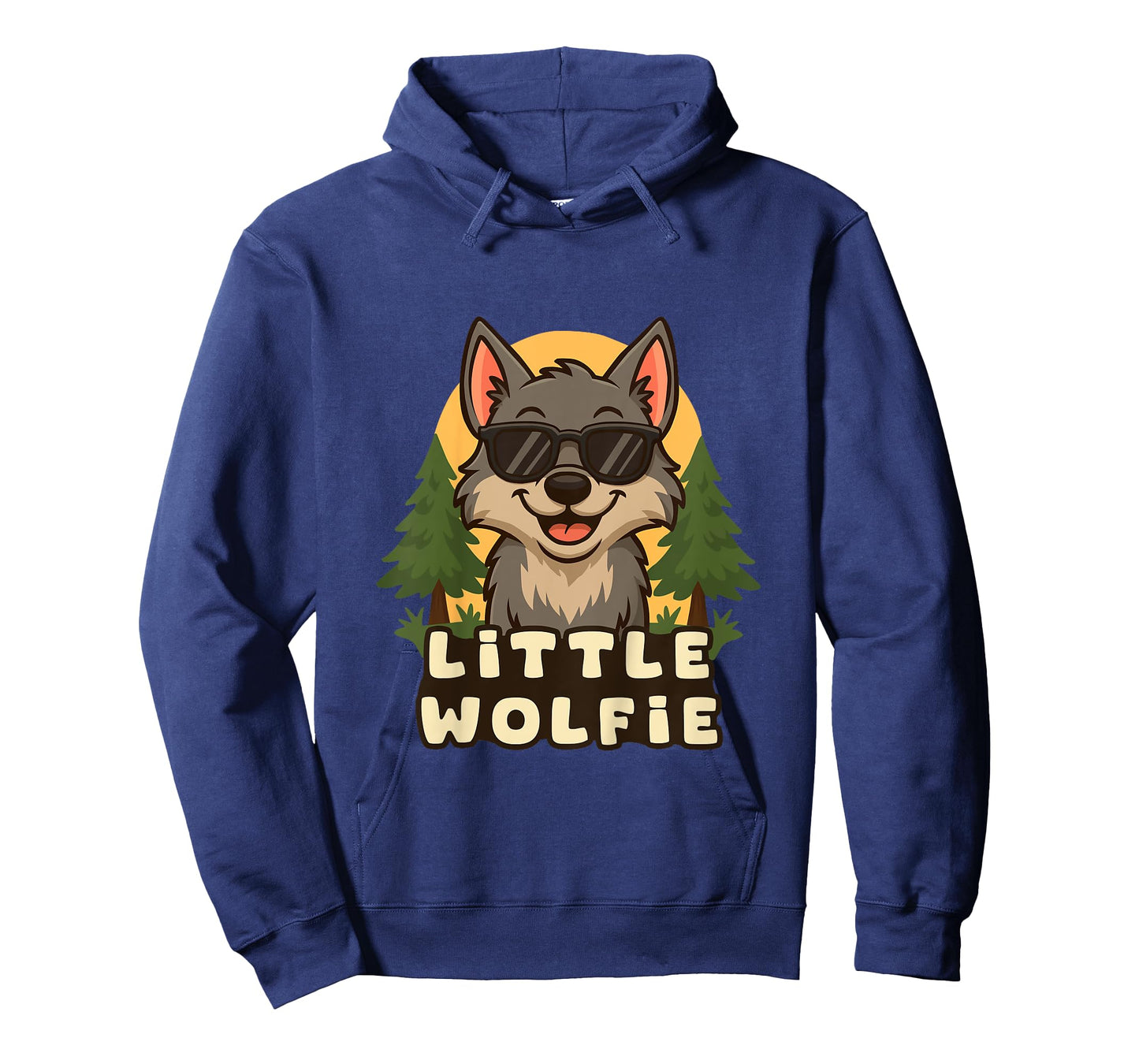 Kids Little Wolfie - Wolf Themed Design for Boys T-Shirt