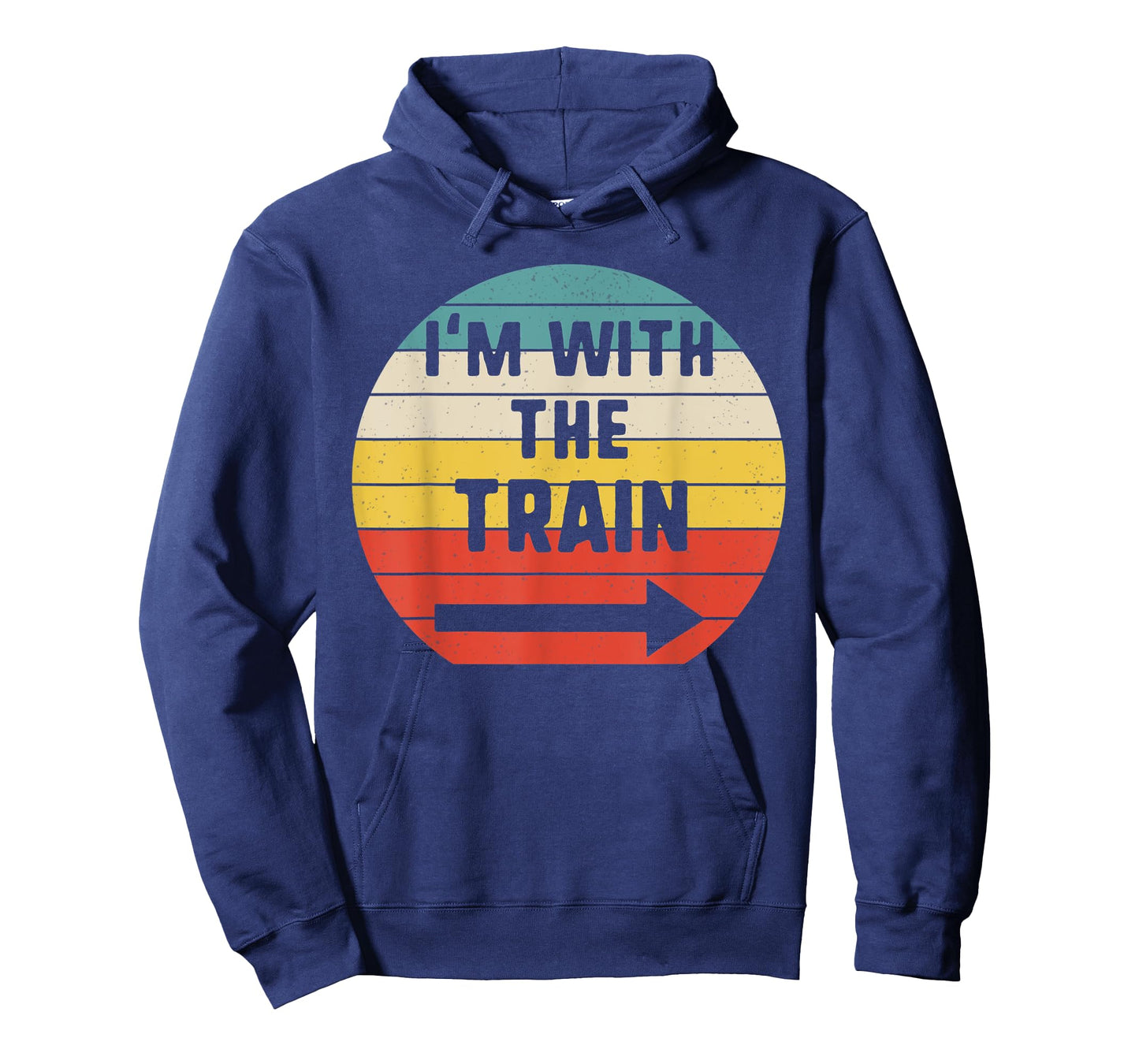 I'm With train Halloween Matching Couple Costume Vintage T-Shirt