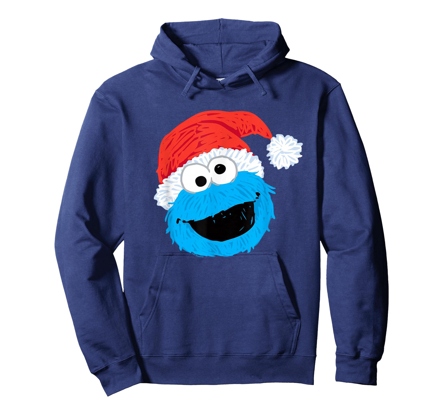 Sesame Street Scribble Christmas Cookie Monster T-Shirt