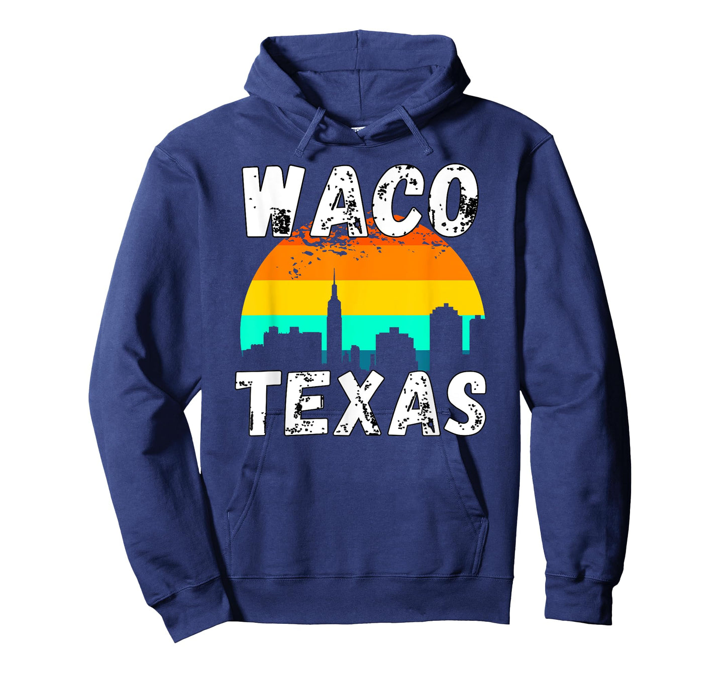 Retro Waco TX Texas City Apparel Souvenir T-Shirt