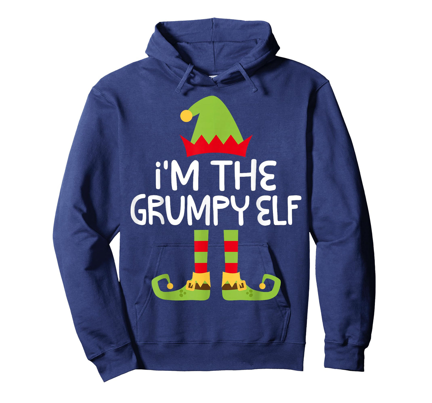 I'm The Grumpy Elf Shirt Adult Kids Matching Christmas Elf T-Shirt