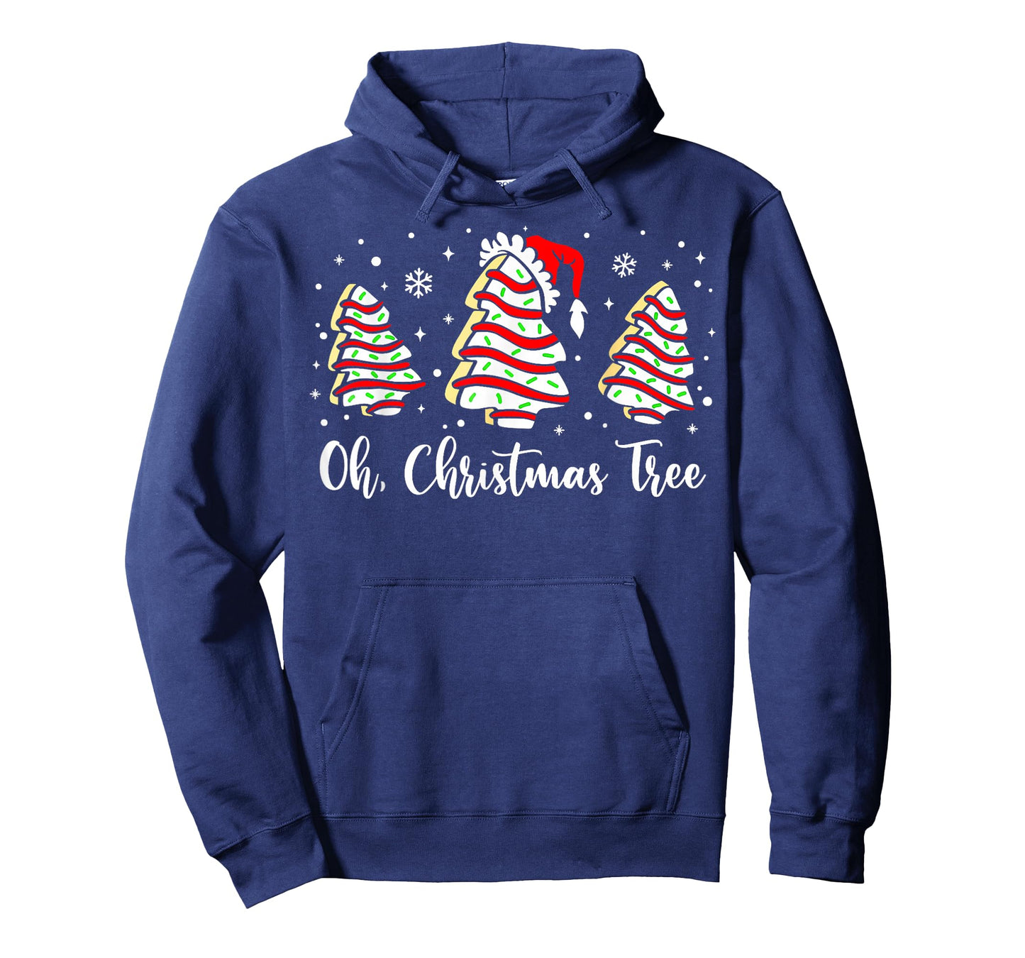 Groovy Oh Christmas Tree Cakes Debbie Becky Jen Cake Lovers T-Shirt