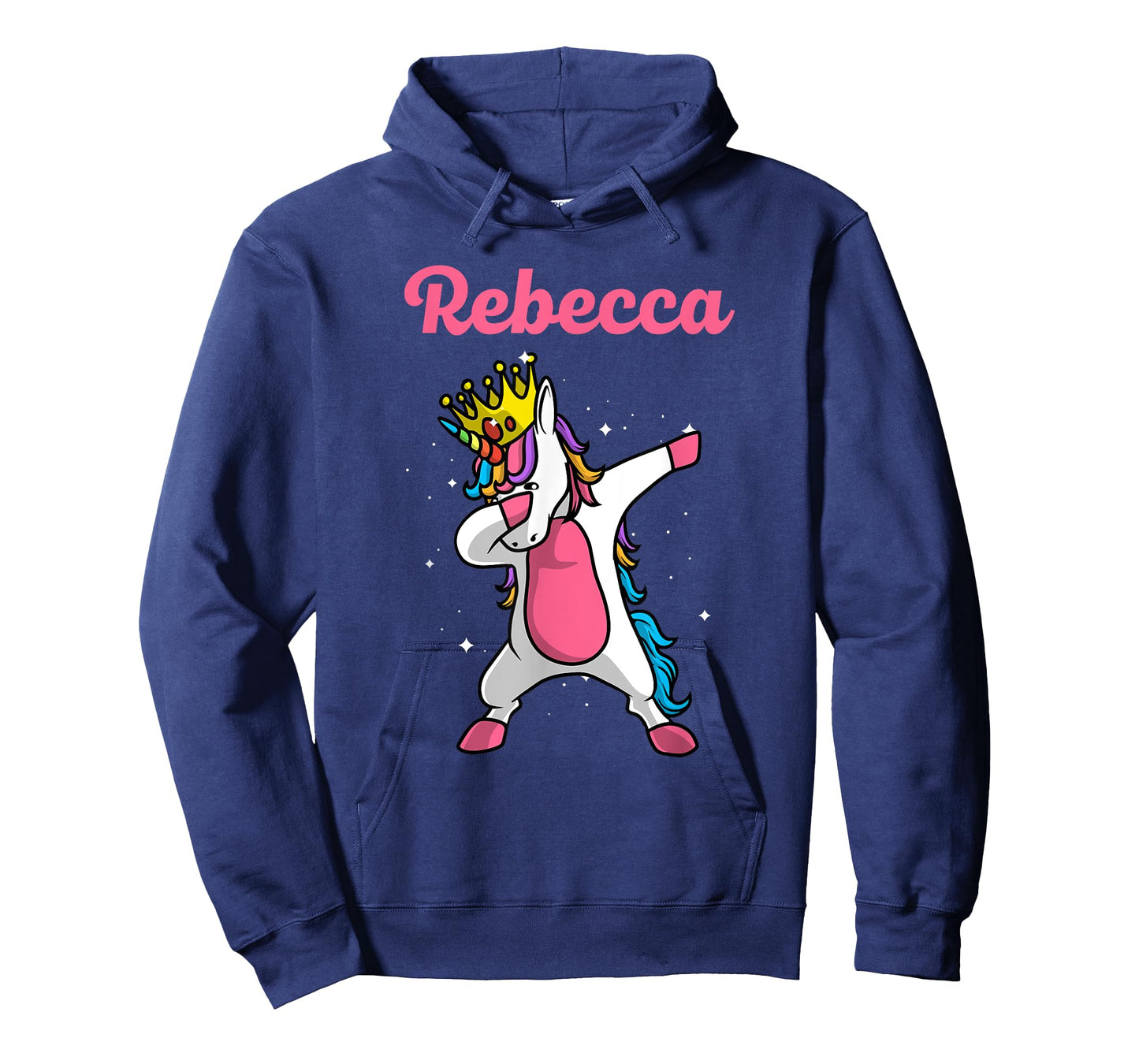 REBECCA Gift Name Personalized Birthday Dabbing Unicorn T-Shirt