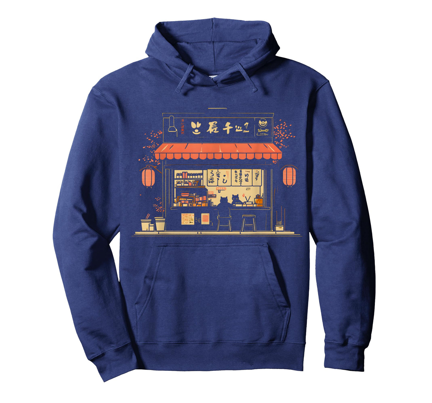 Ramen Shop Japanese Cat Kawaii Vintage Japanese Noodles T-Shirt