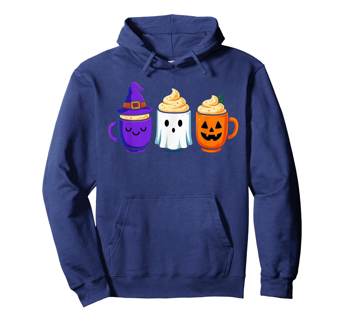 Cute Pumpkin Ghost Witch Men Women Kids Funny Halloween T-Shirt