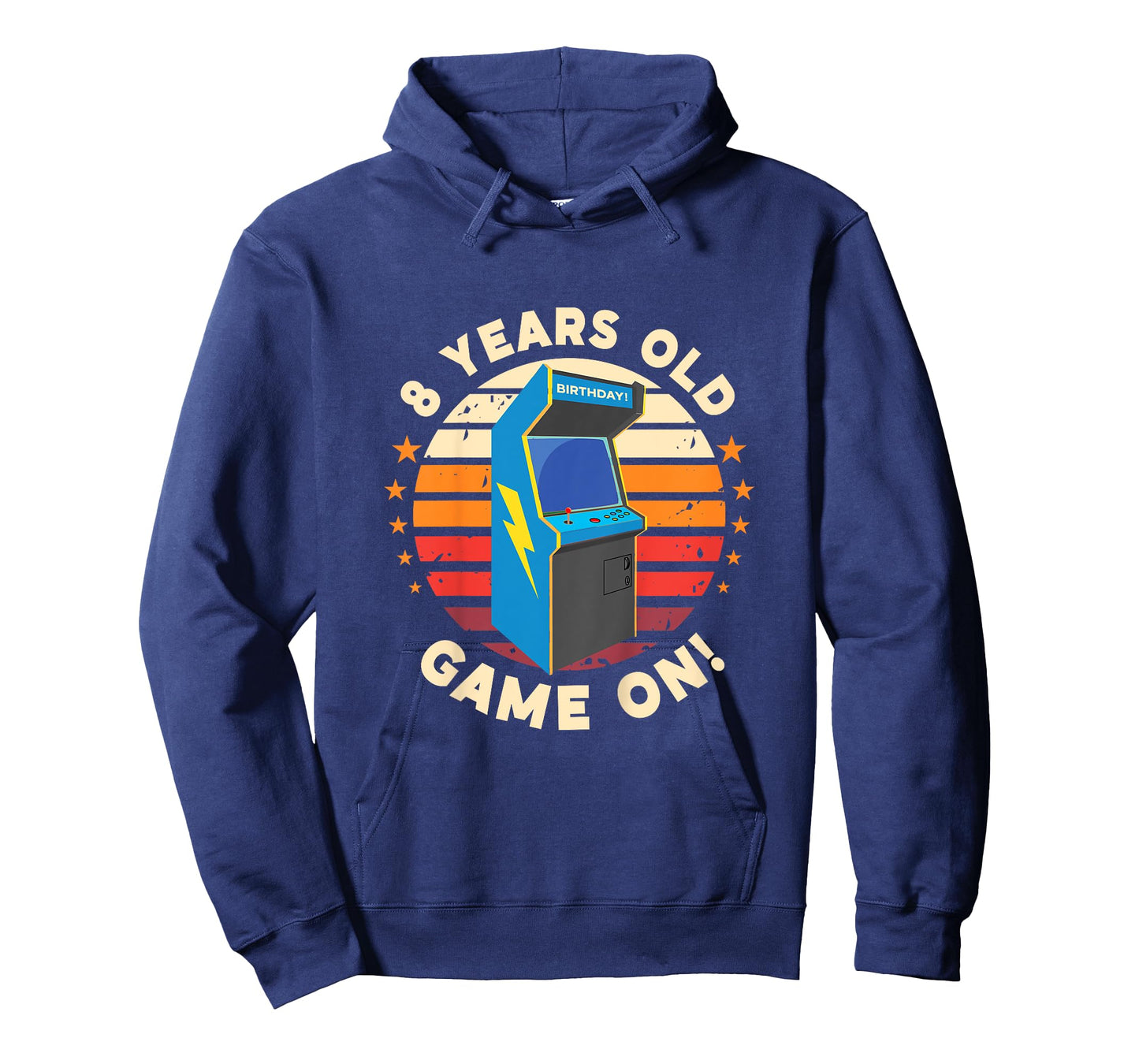 8 Year Old Birthday Wear Retro Arcade Game On Arcade Theme T-Shirt