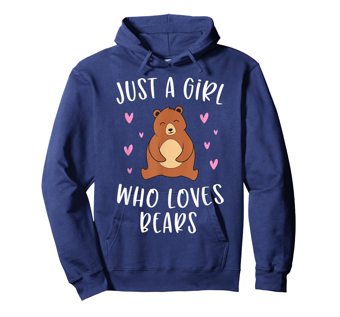 Just A Girl Who Loves Bears Cute Brown Bear Lover T-Shirt
