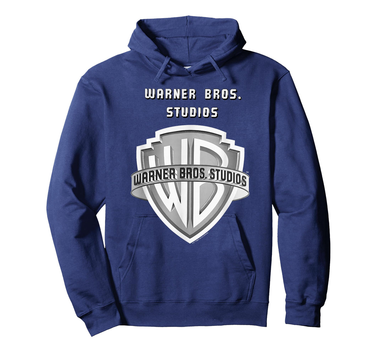 WB100 Warner Bros. Vintage Movie Studio Silver Logo T-Shirt