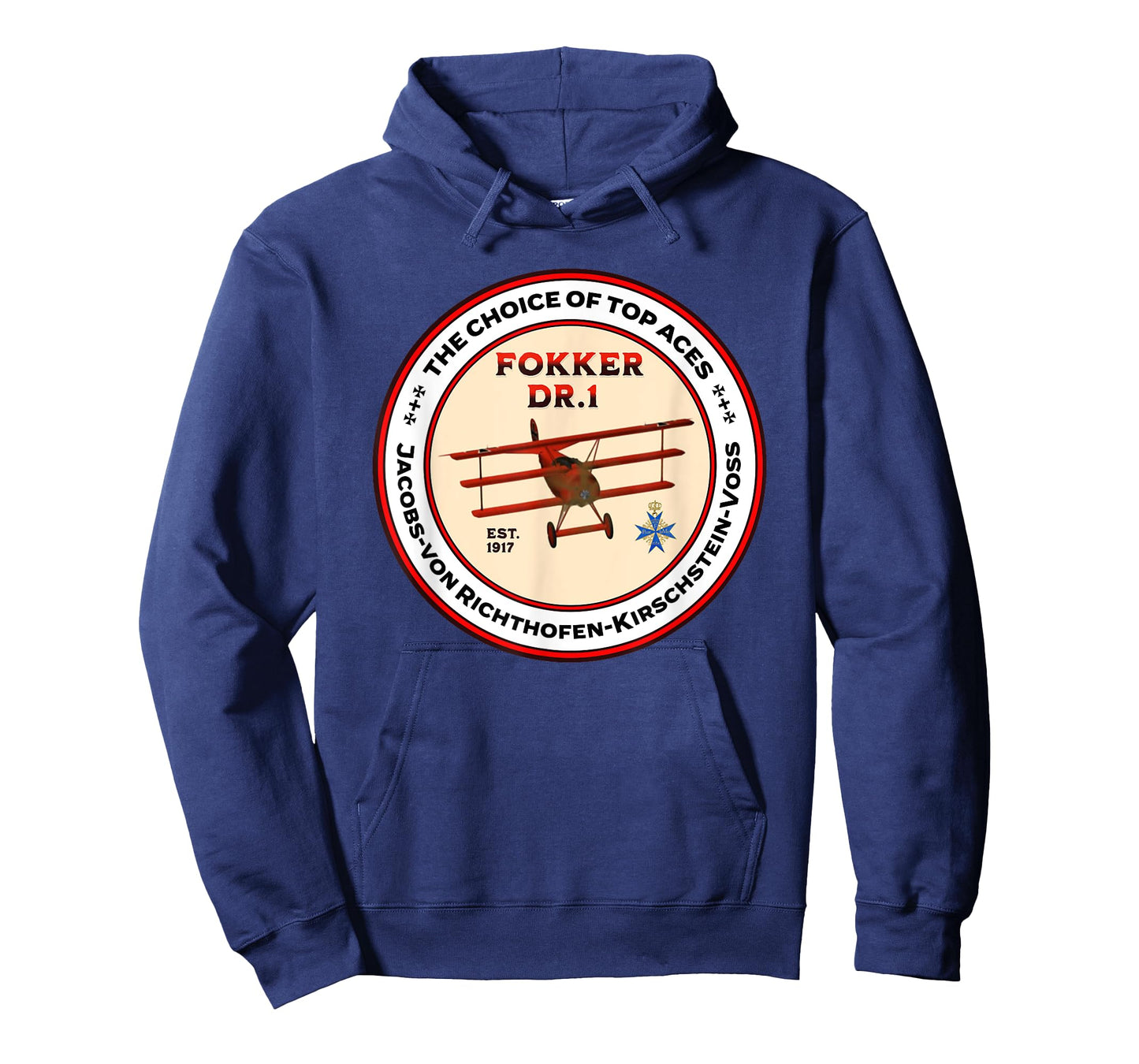 Fokker DR1 Triplane WW1 Fighter Plane Choice Of Top Aces T-Shirt