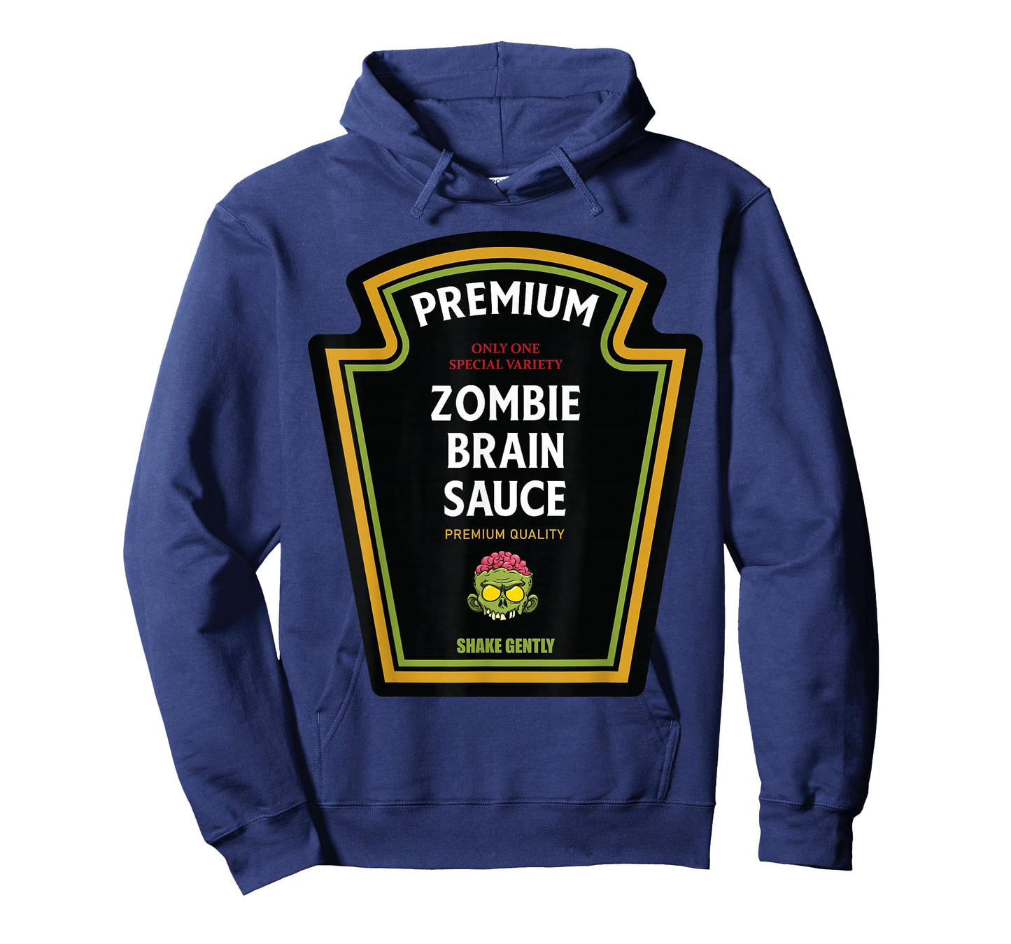 Zombie Brain Sauce 2024 Halloween Ketchup Matching Costume T-Shirt