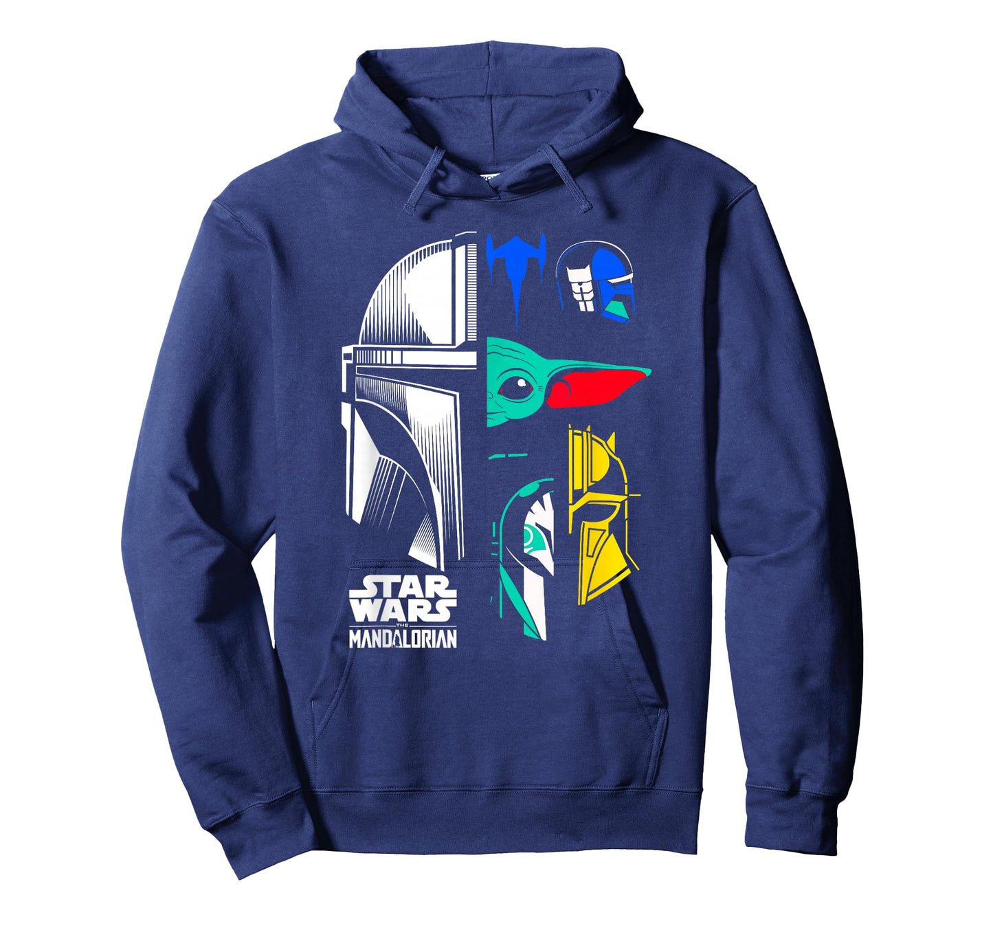 Star Wars: The Mandalorian Color Block Helmet Pop Icons T-Shirt