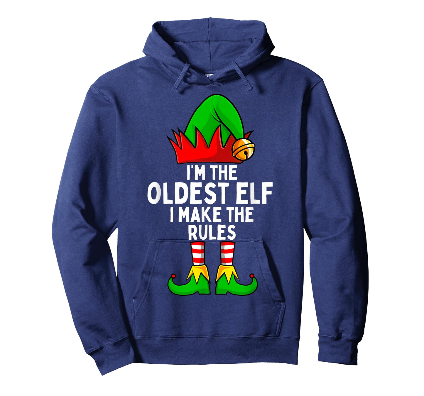 I'm The Oldest Elf Matching Family Christmas T-Shirt