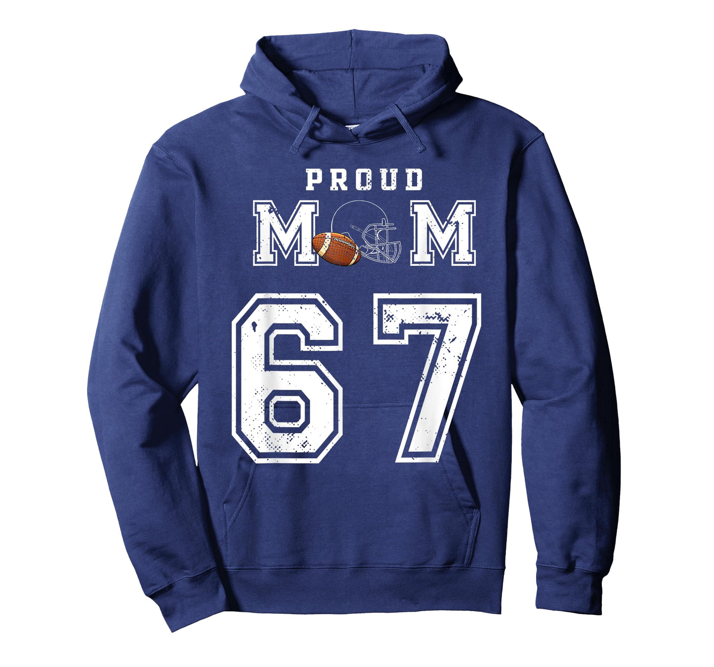 Custom Proud Football Mom Number 67 Personalized For Women T-Shirt