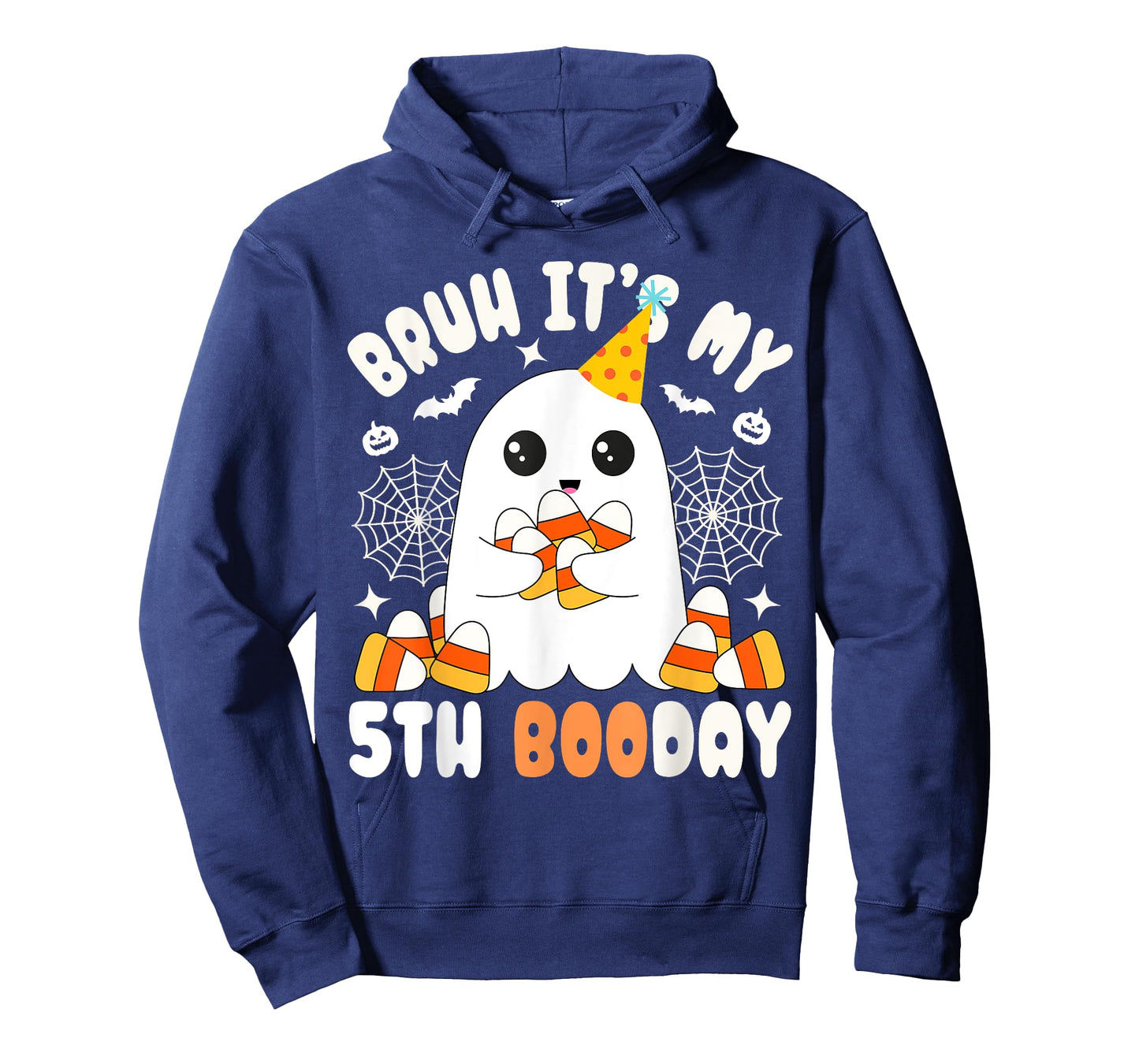Bruh It's My 5th Boo Day, Funny Halloween Ghost Birthday Boy T-Shirt