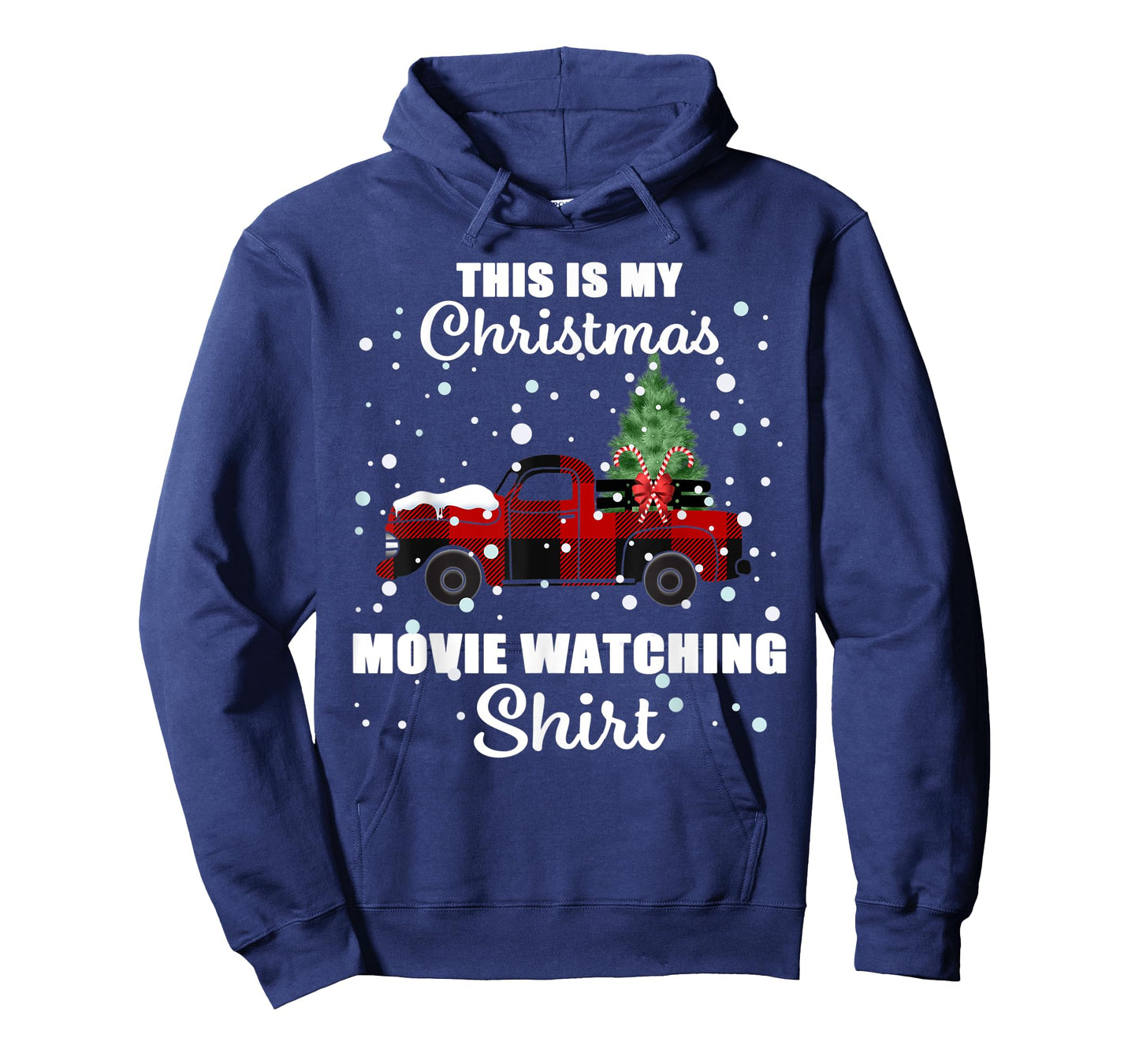 This Is My Christmas Movie Watching Buffalo Plaid T-Shirt