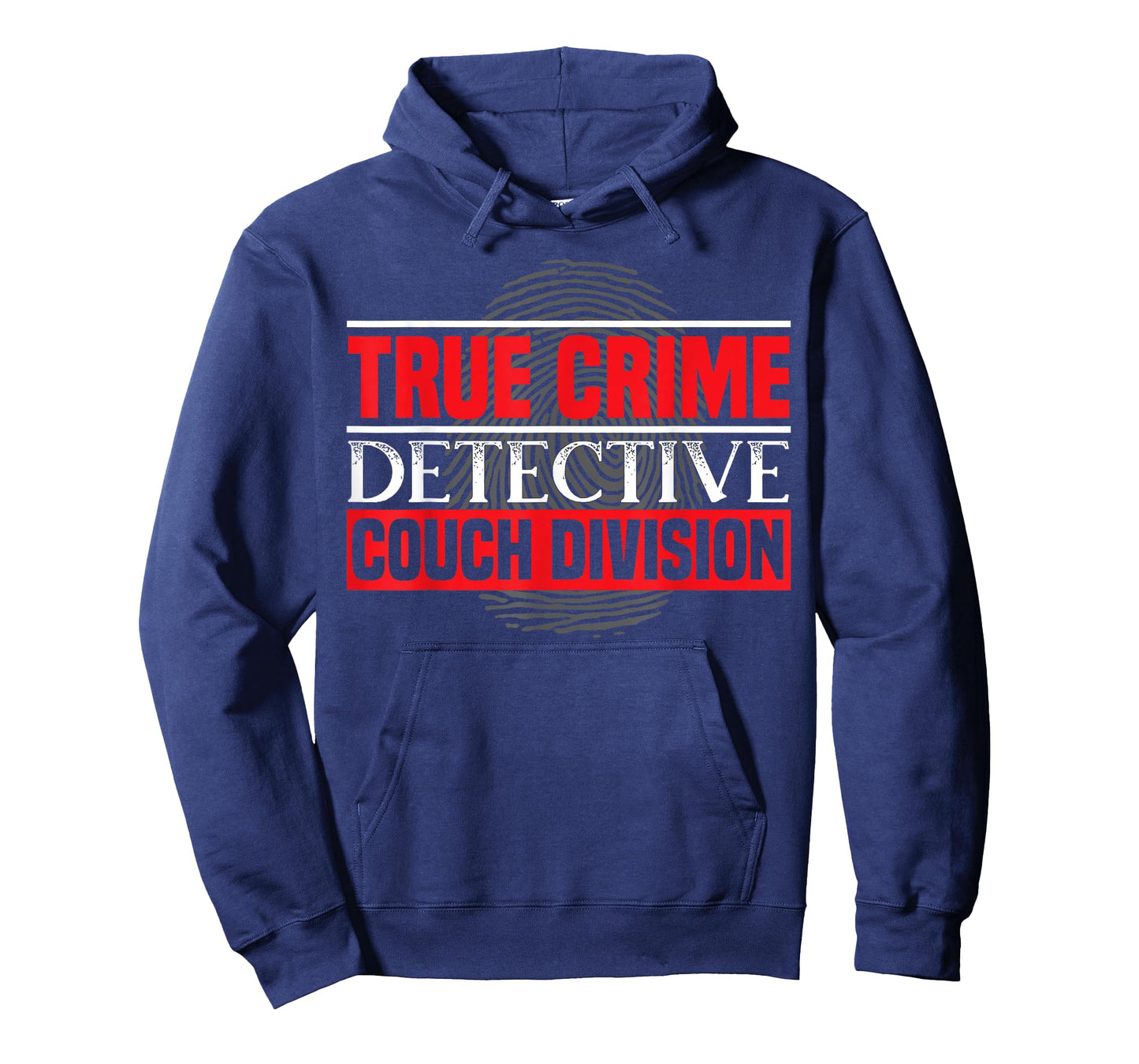 Documentary True Crime Lover SteMi Apparel Unisex-Adults Black True Crime Detective Couch Division T-Shirt