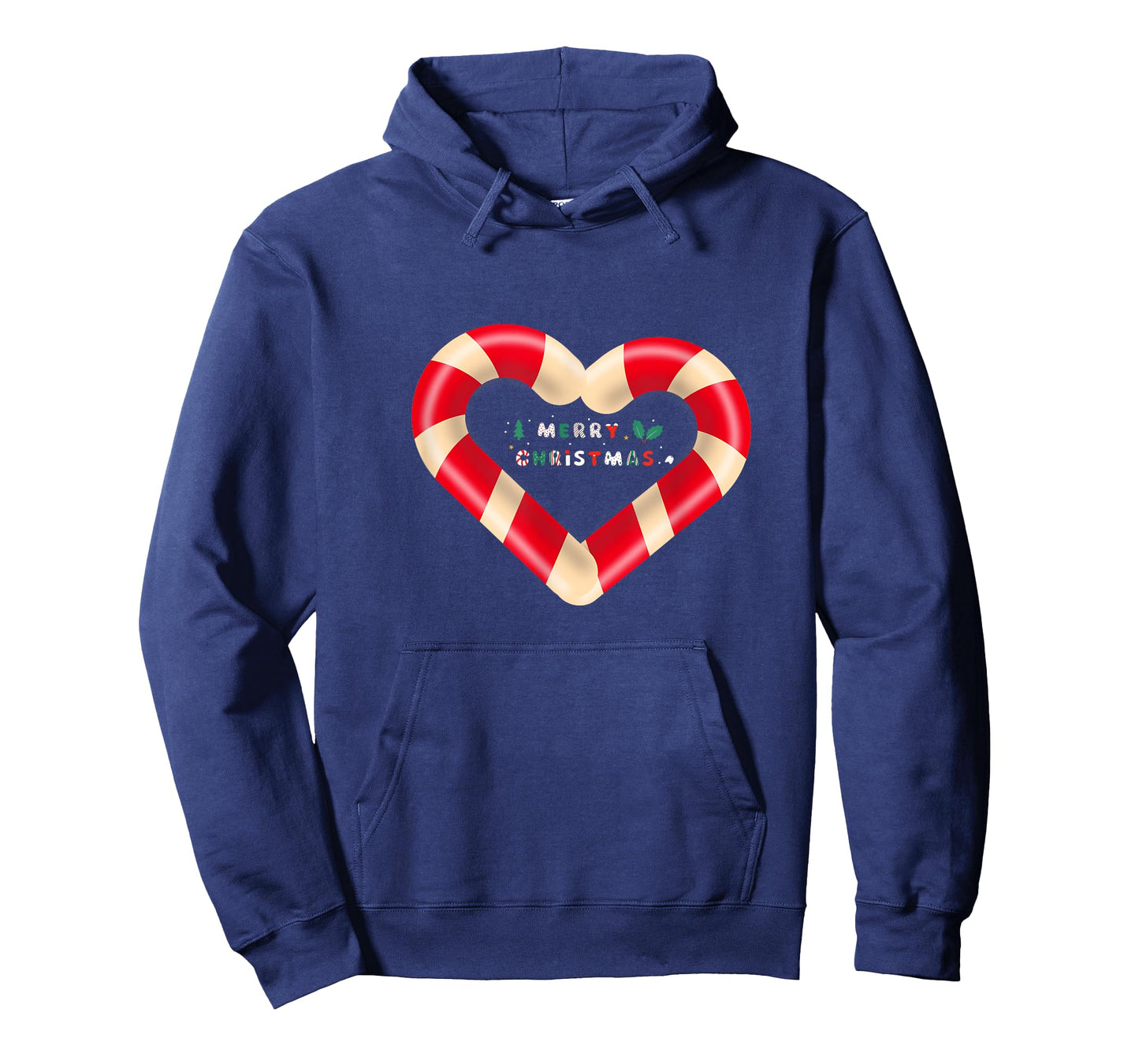 Merry Christmas Candy Cane hearts T-Shirt
