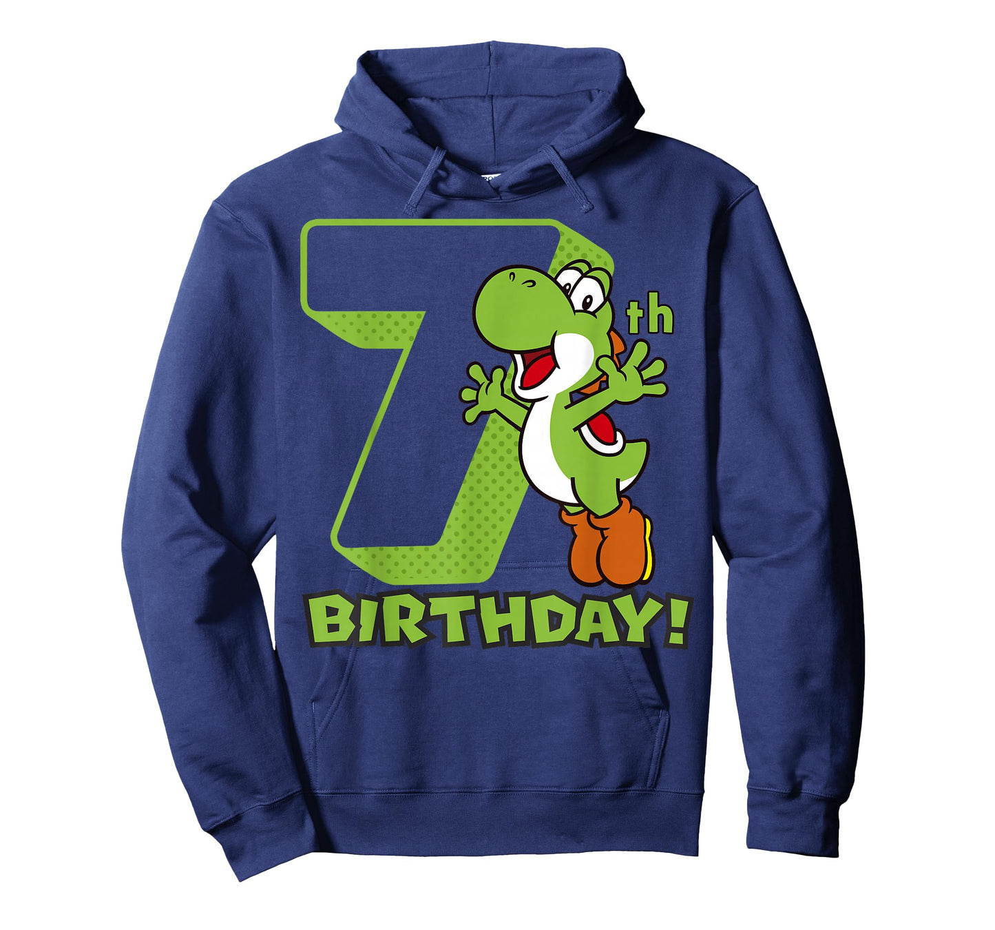 Super Mario Yoshi 7th Birthday Action Portrait T-Shirt