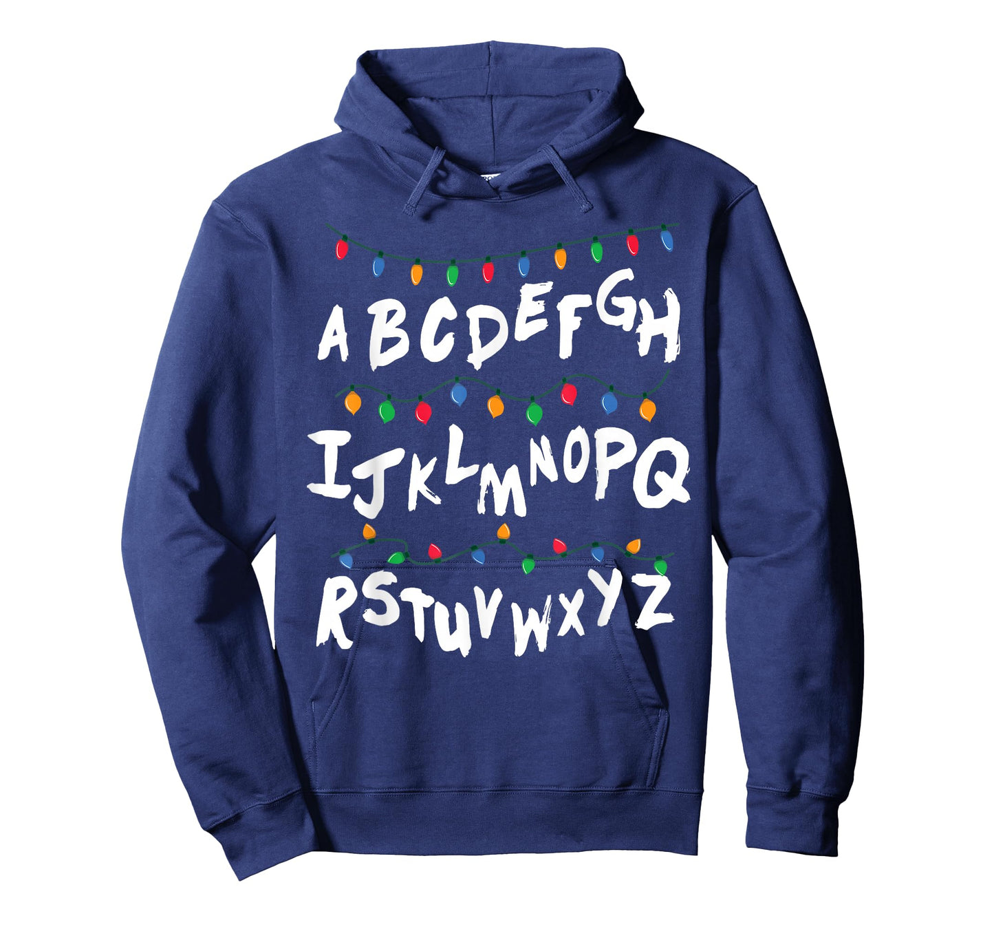 Alphabet Christmas Lights T shirt Stranger Tee Gift T-Shirt
