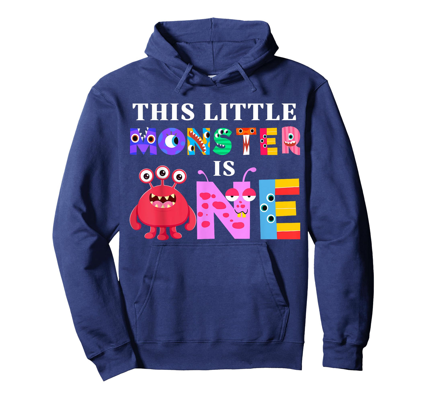 This Little Monster is One 1st Birthday Party Family Monster T-Shirt