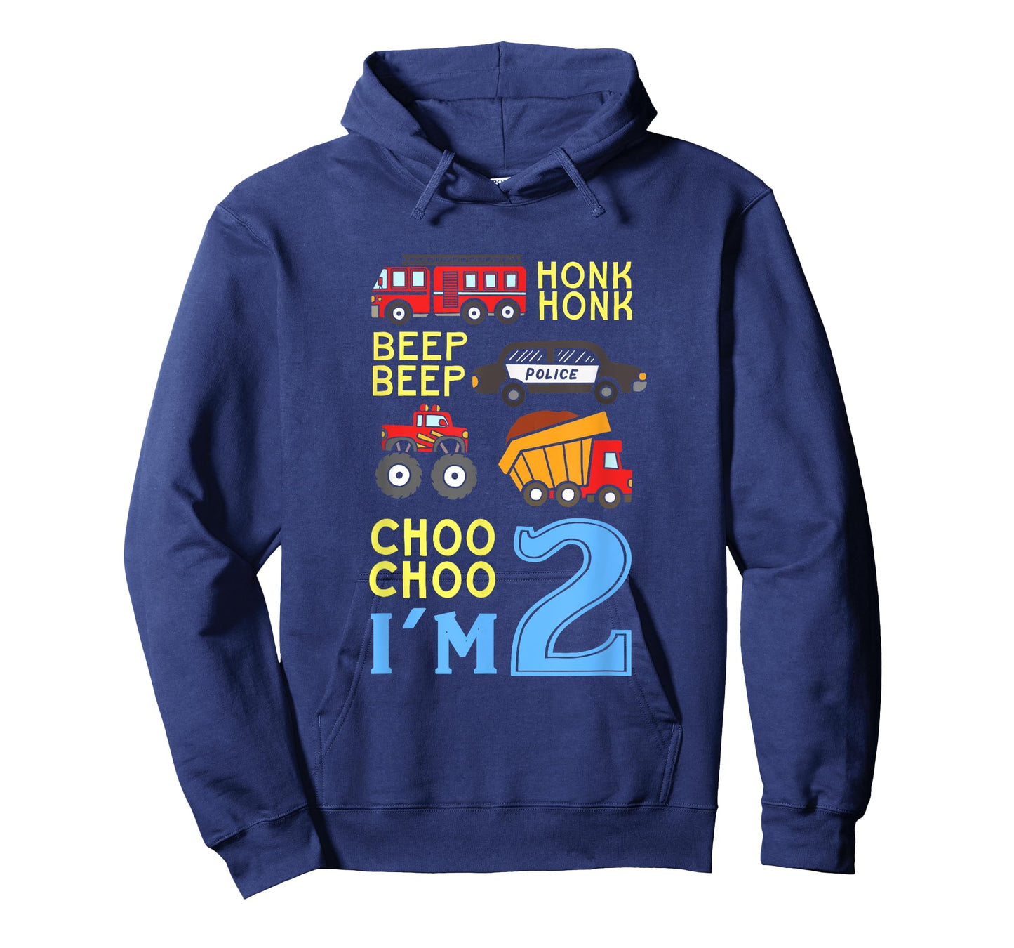 Honk Honk Beep Beep Coo Choo I'm 2 Birthday Kids Apparel T-Shirt