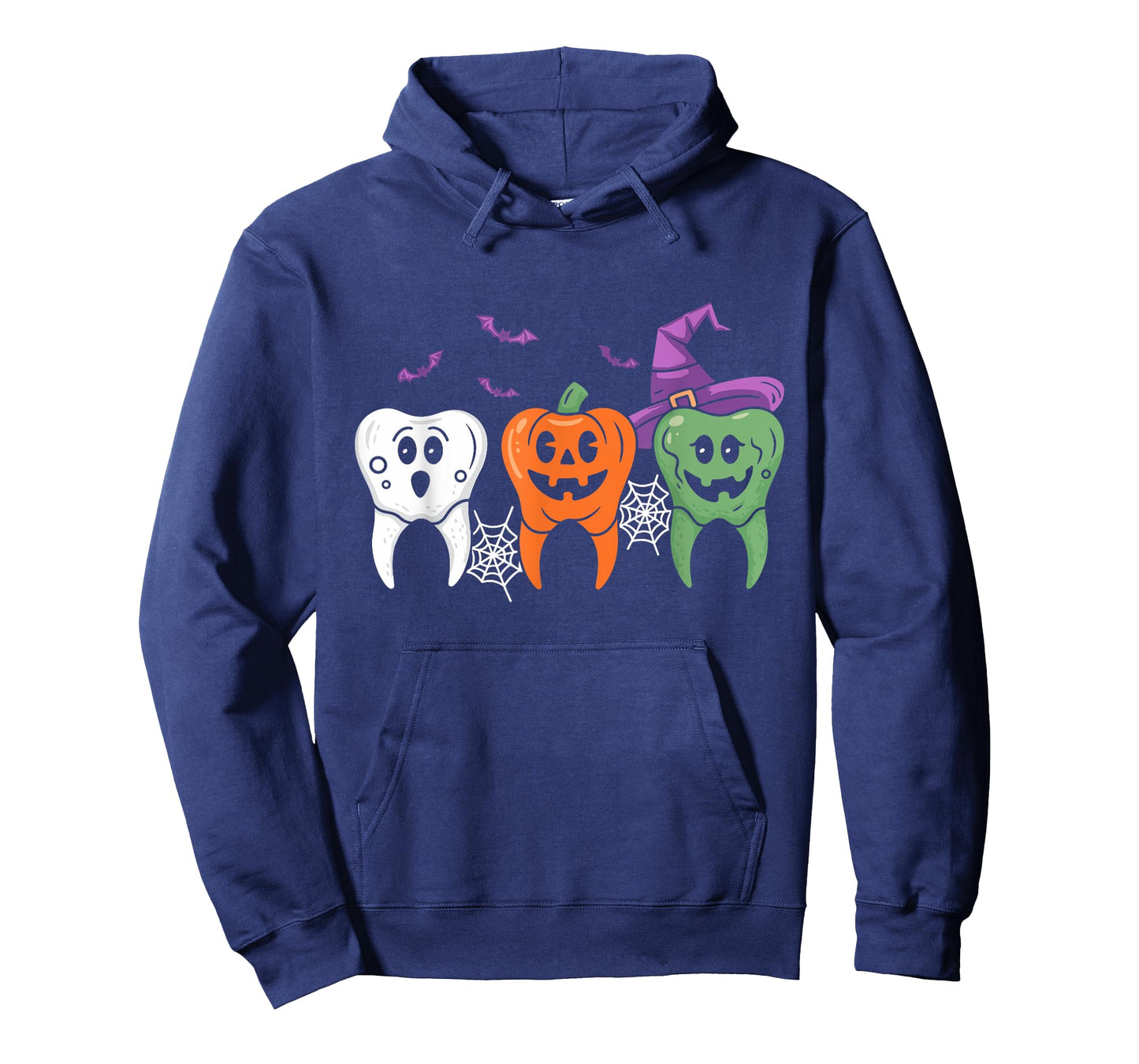 Teeth Ghost Pumpkin Witch Cute Dental Halloween Dentist T-Shirt