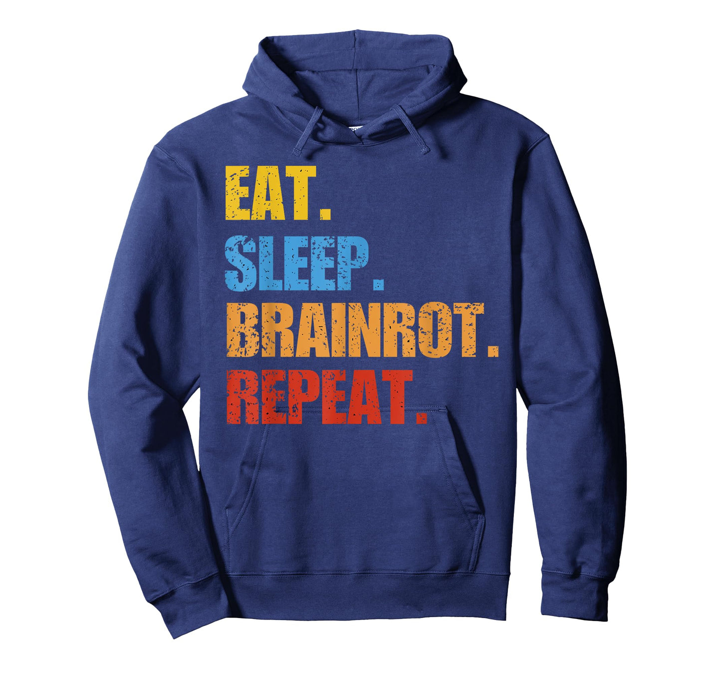 Eat Sleep Brainrot Repeat Funny Meme Humor T-Shirt