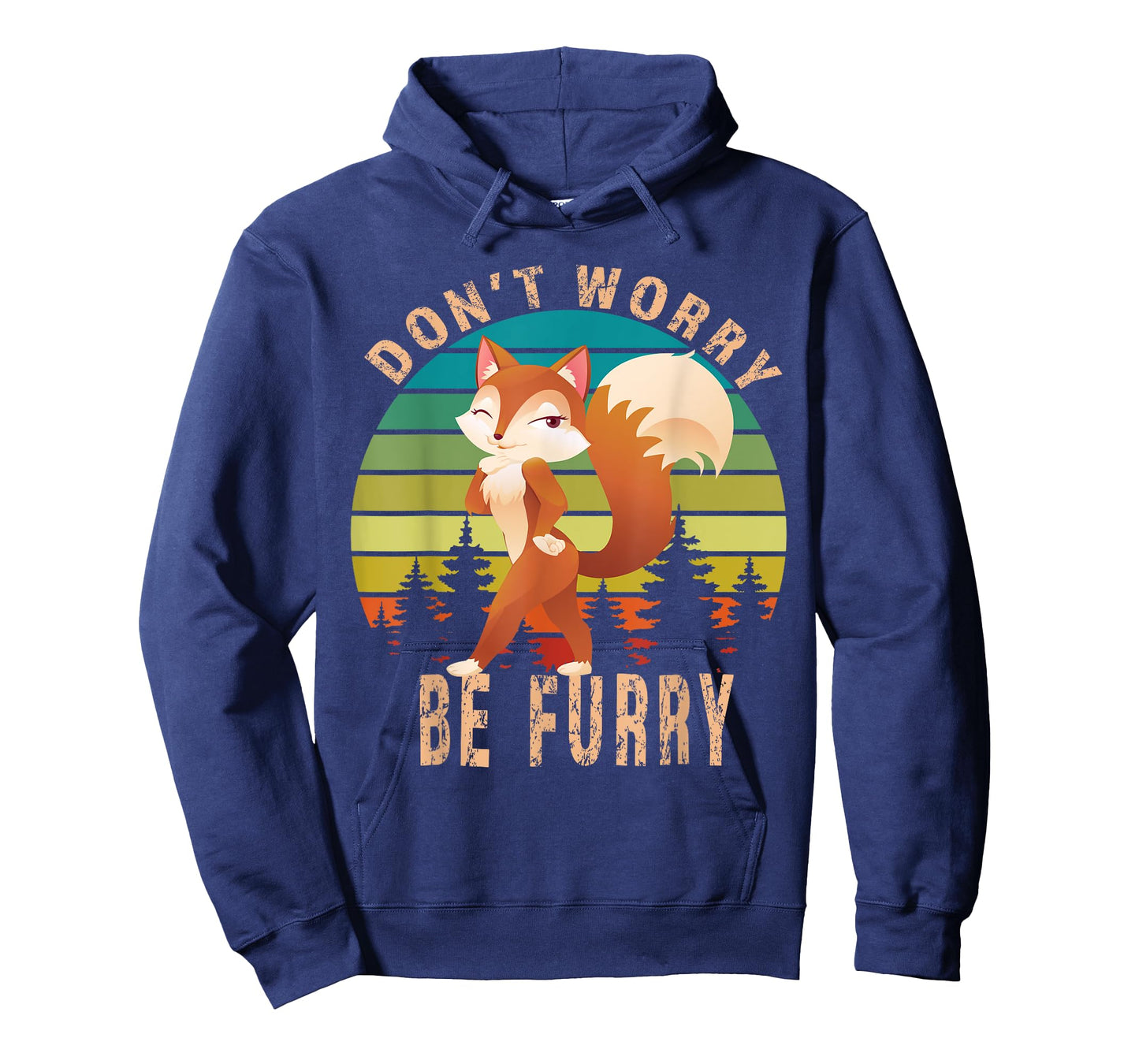 Furry Fandom Shirt Don't Worry Be Furry Shirt Sassy Fox T-Shirt