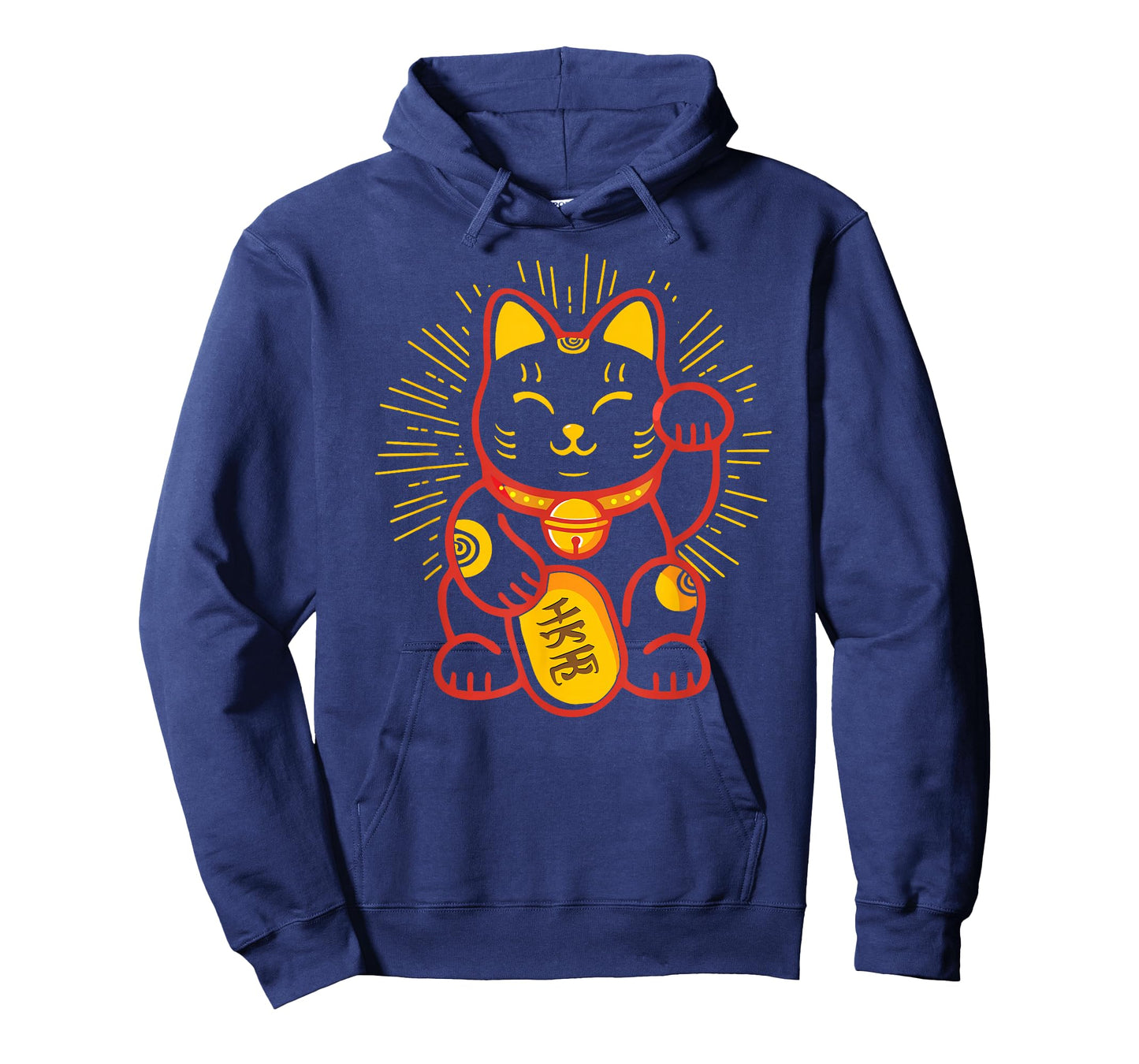 Maneki Neko Lucky Cat Japanese Money Kitten Good Luck Charm T-Shirt